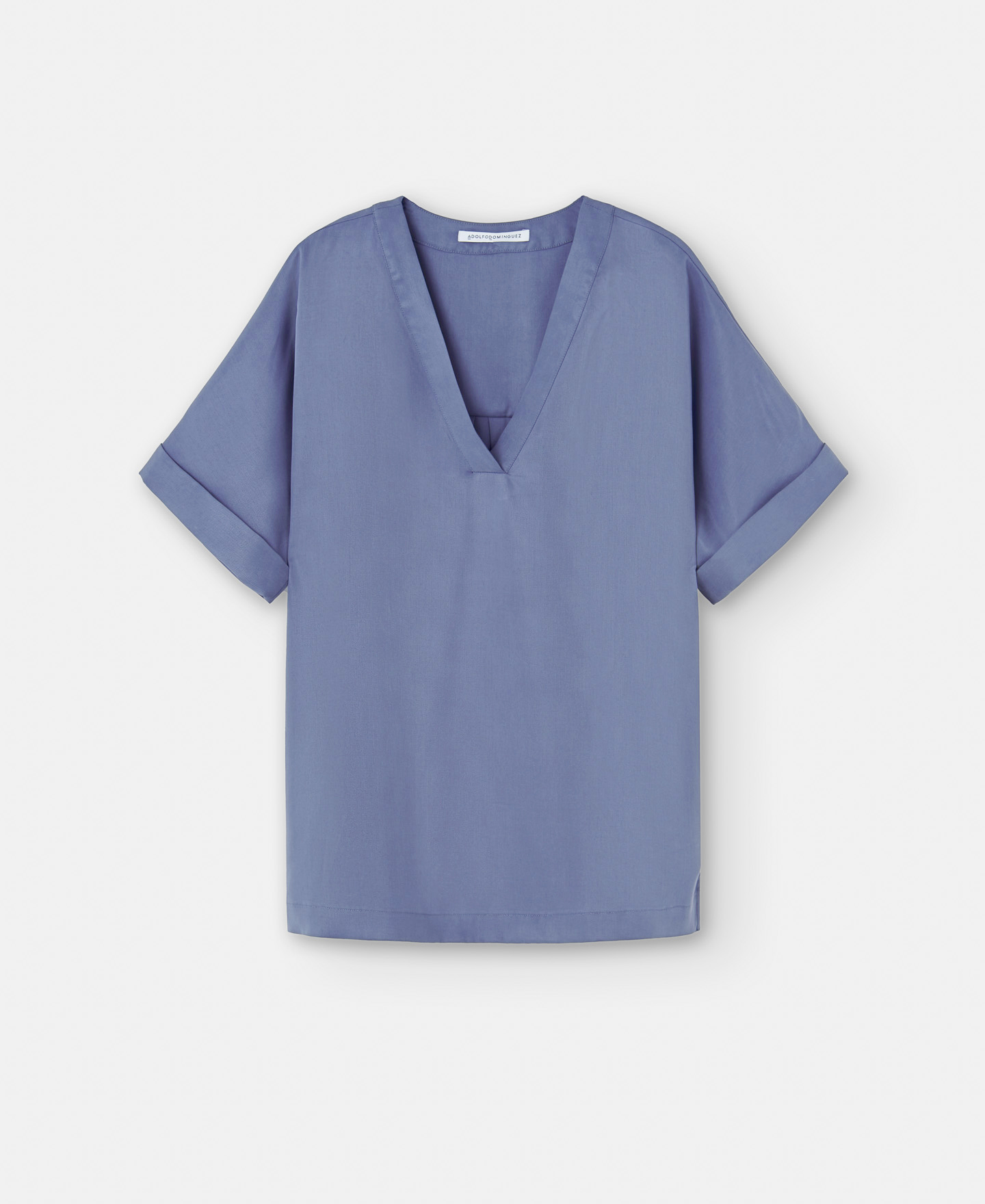 Short sleeve japanese blouse in lyocell image number 4