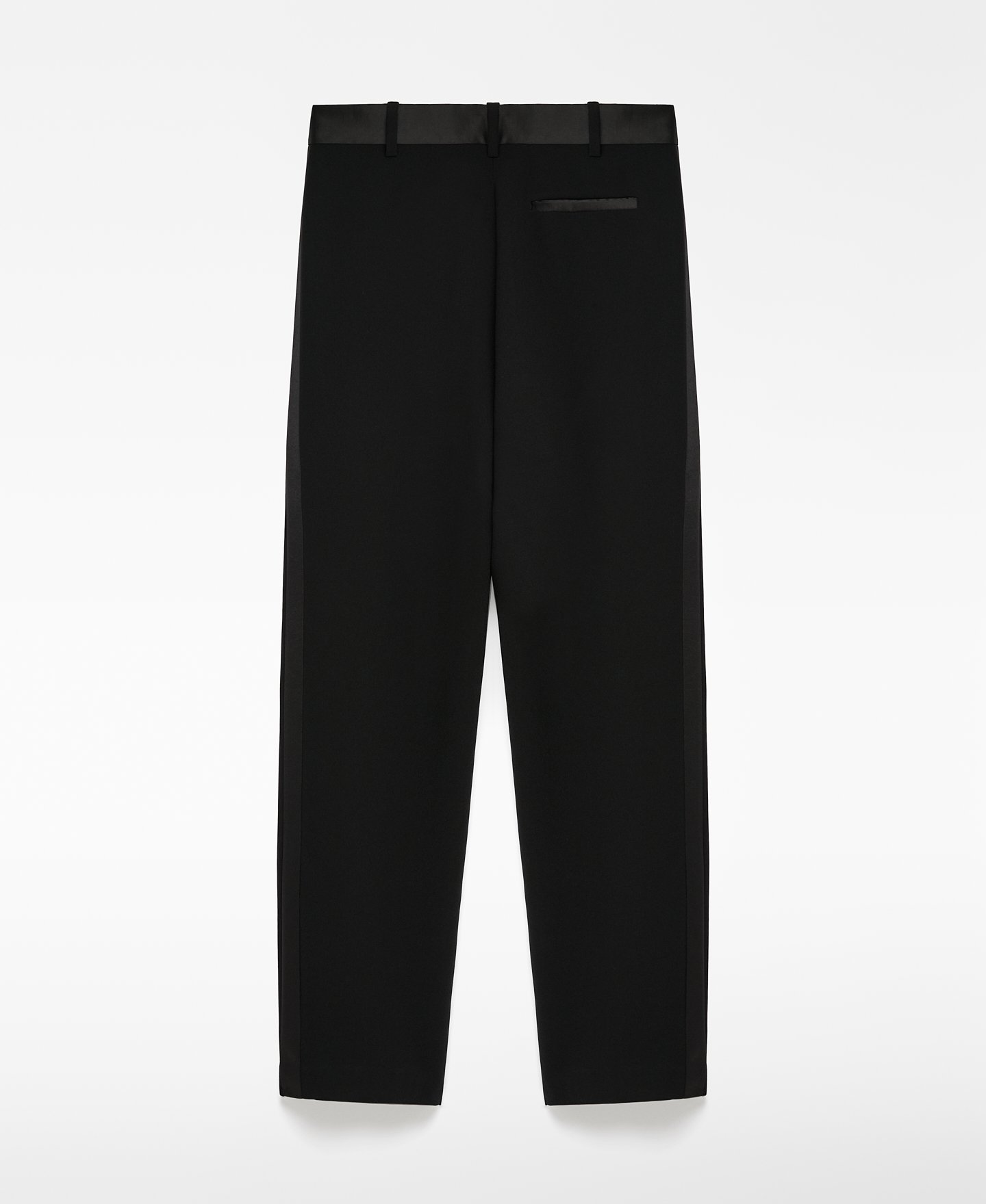Double fabric pleated trousers image number 5
