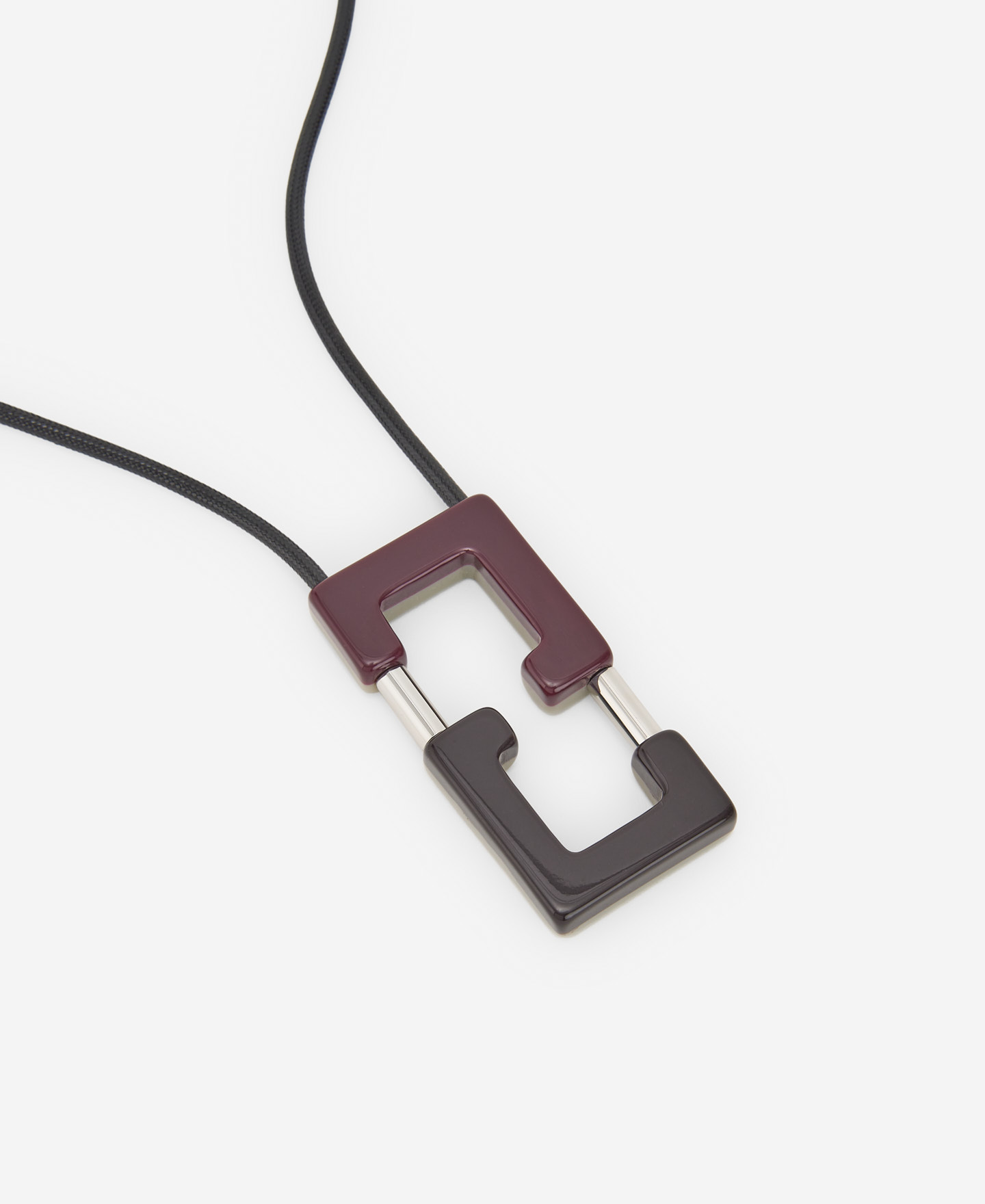 Pendentif quadrangulaire bicolore image number 1