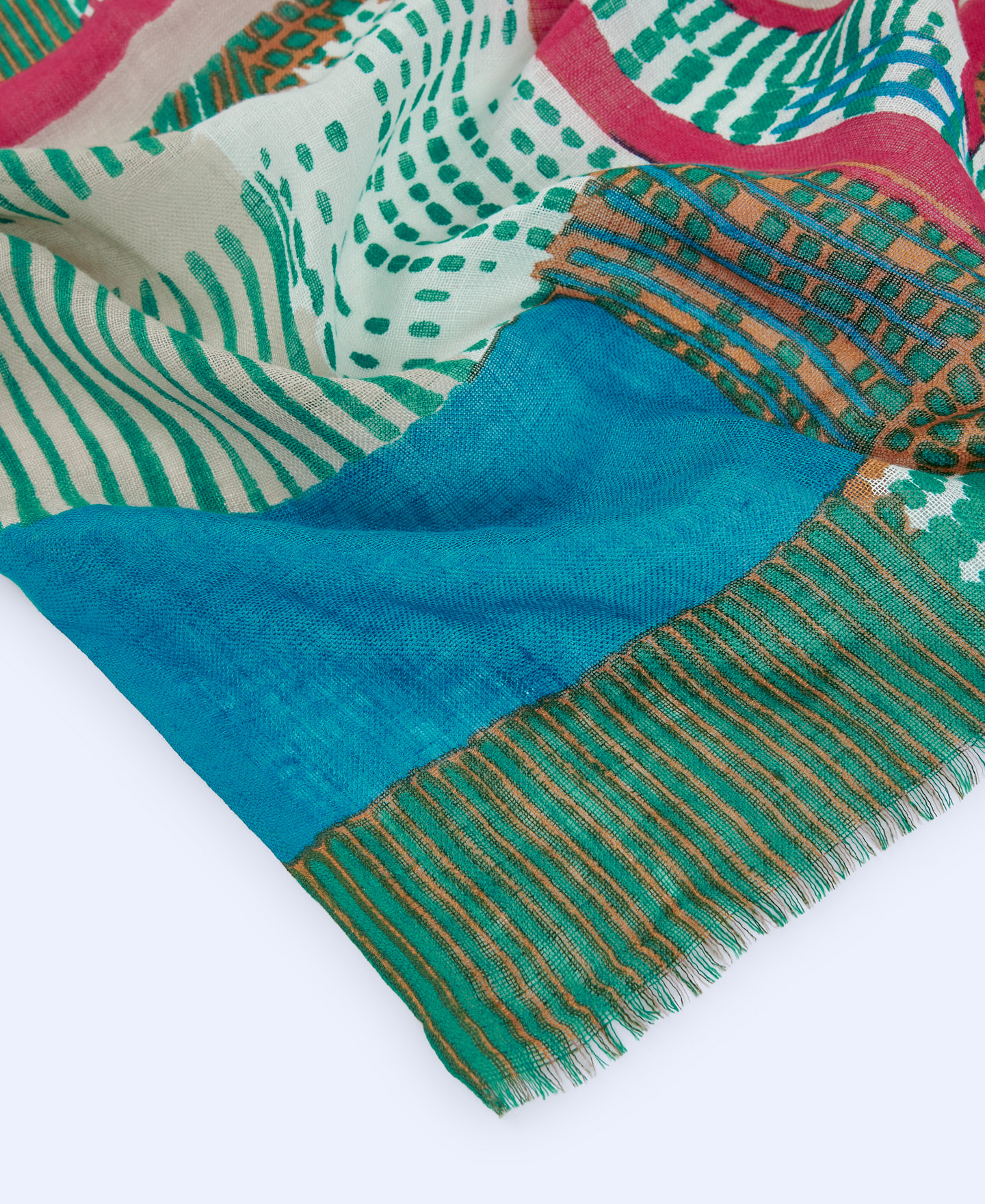 Geometric printed shawl image number 2