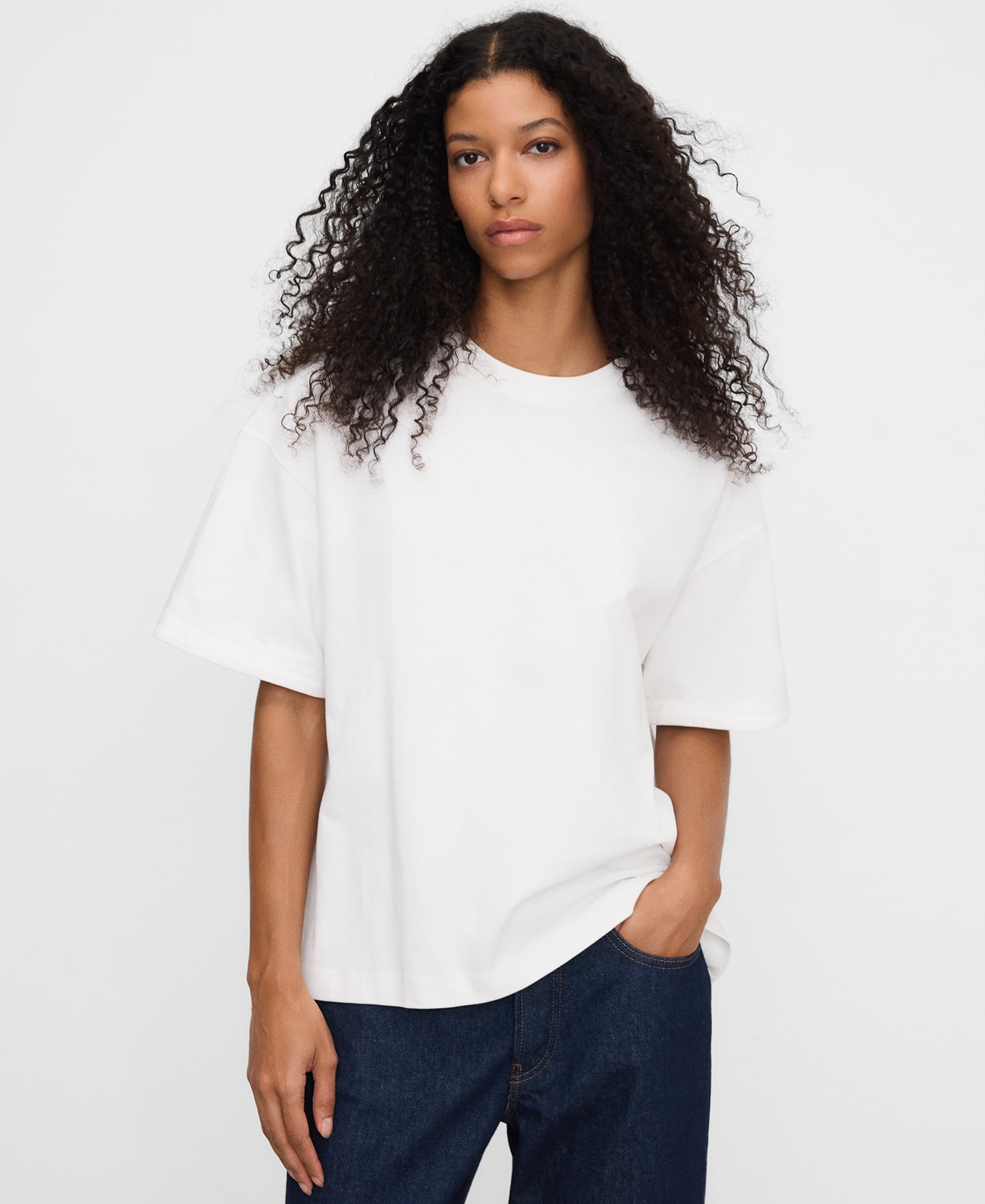 Cotton relaxed fit T-shirt image number 0
