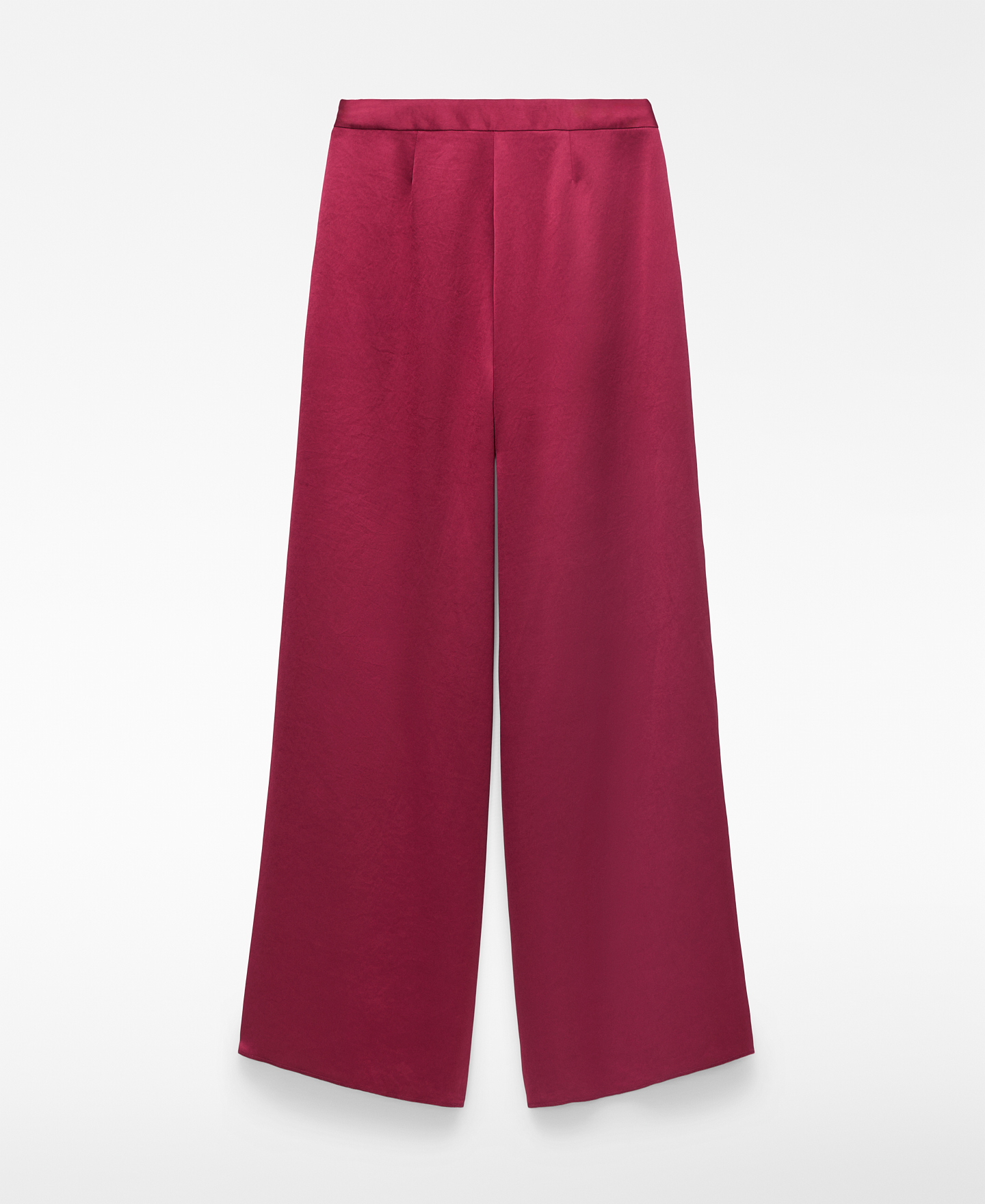 Satin palazzo trousers image number 7