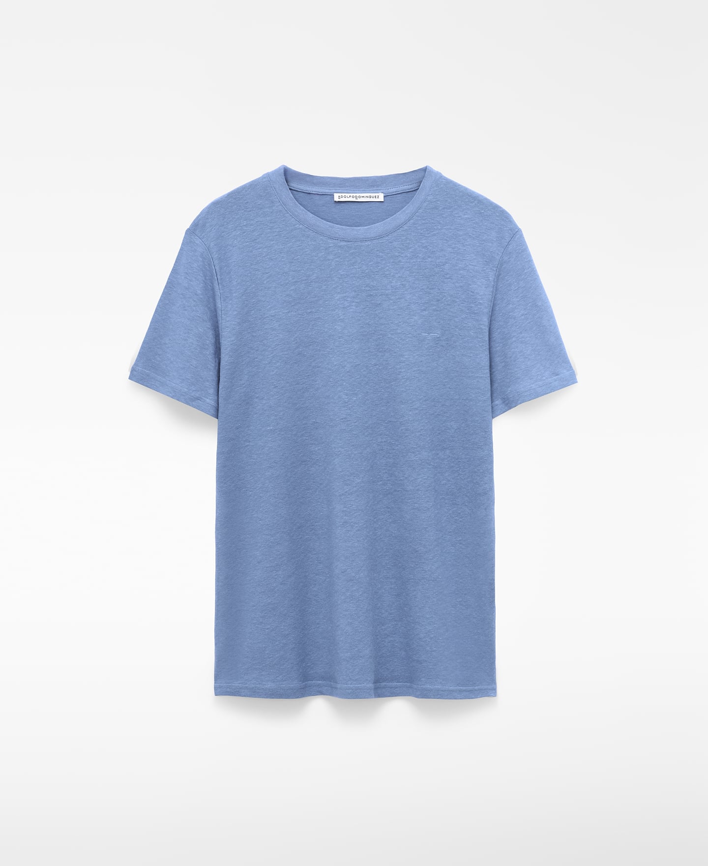 T-shirt coupe classique en lin et coton image number 0