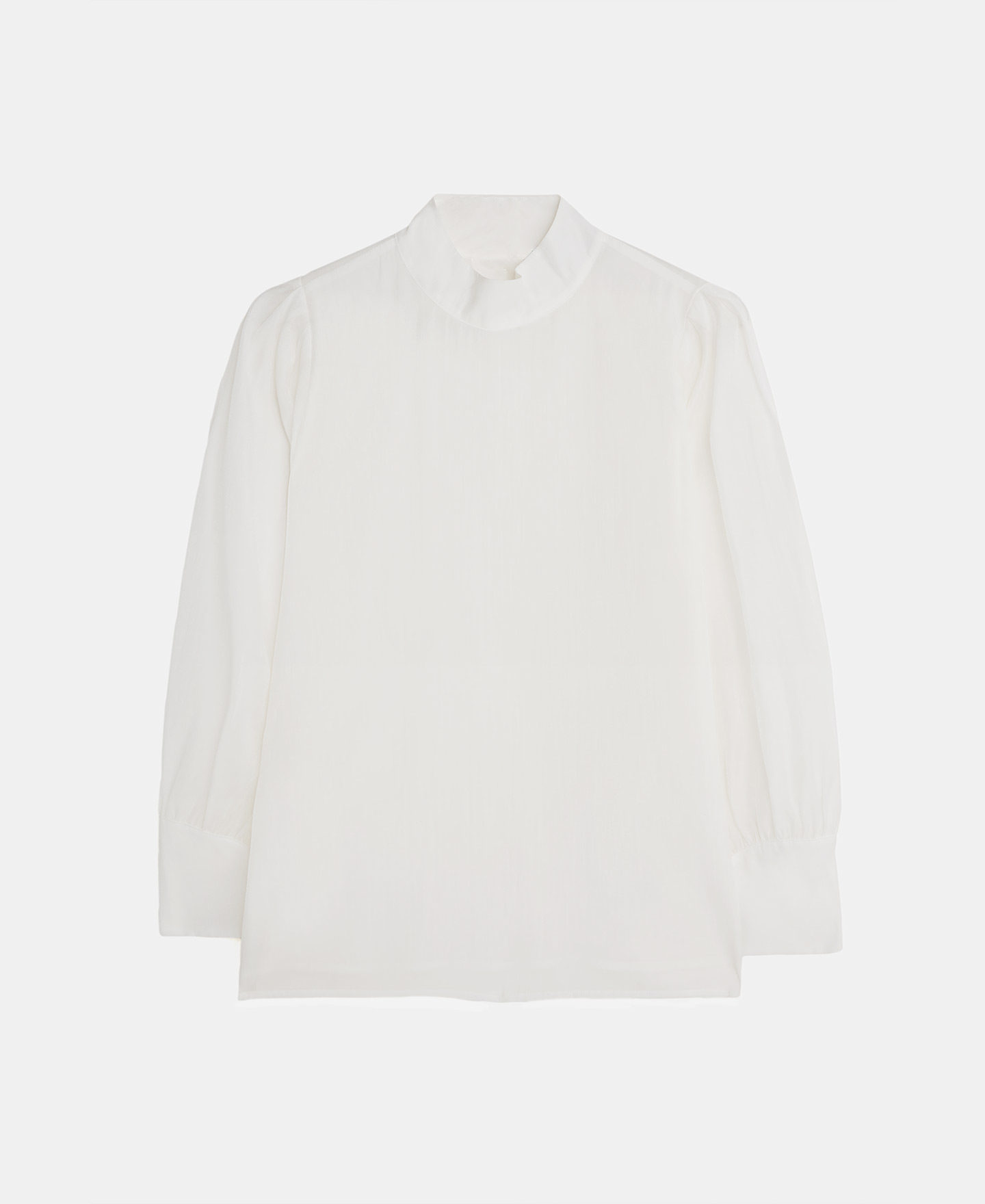 Semitransparent blouse in lyocell image number 4