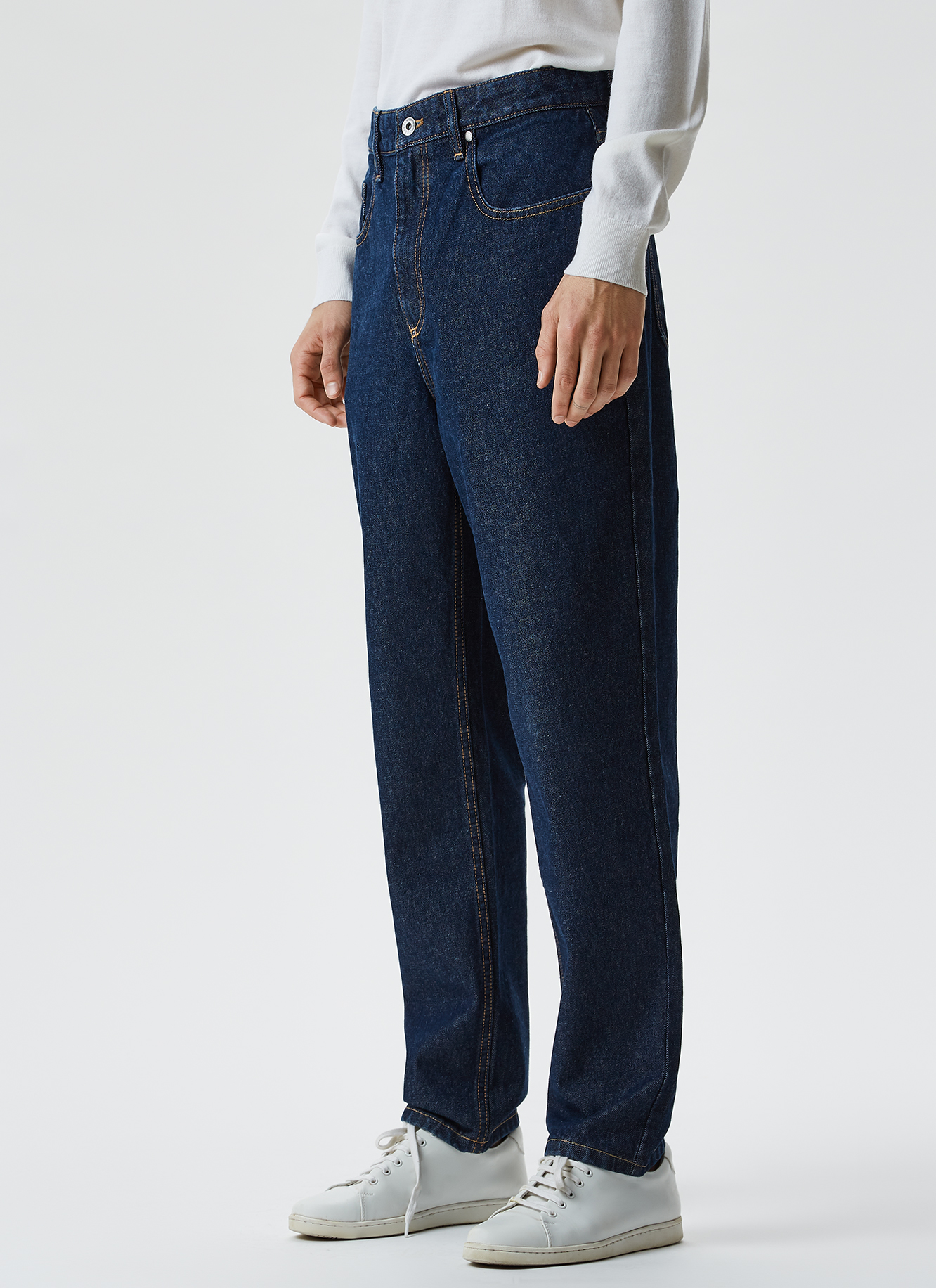 Denim índigo de cinco bolsillos image number 2