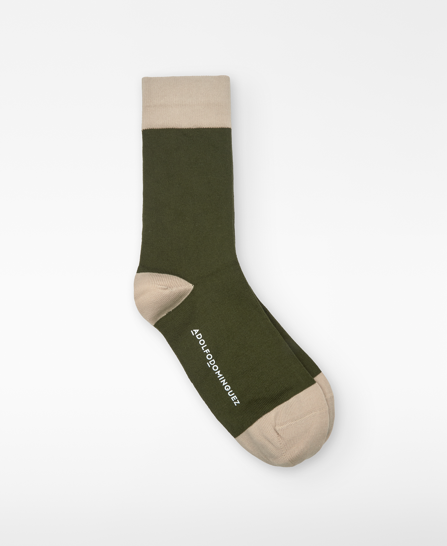 Cotton blend two-tone socks man image number 0