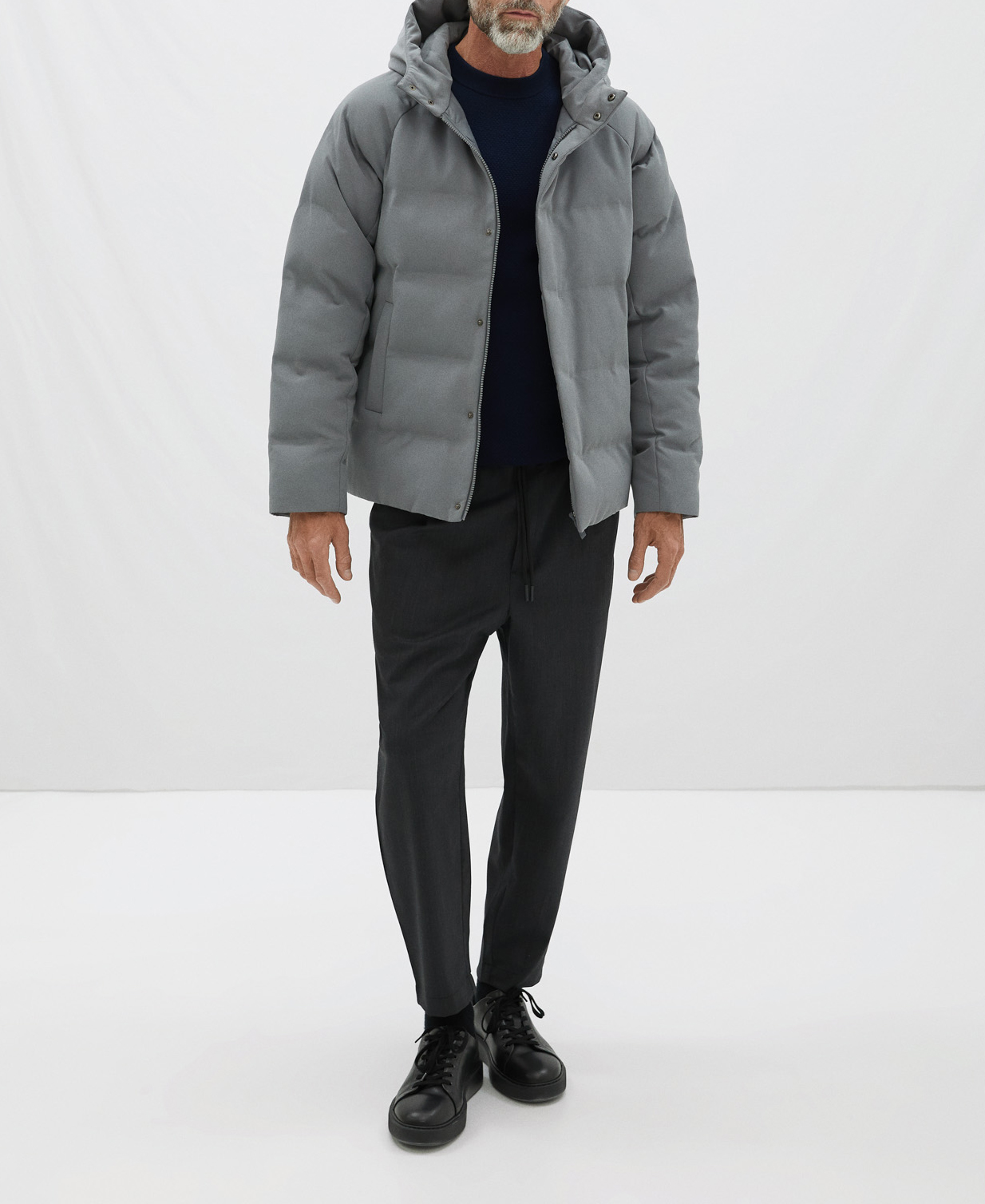 Merino wool knit sweater image number 1