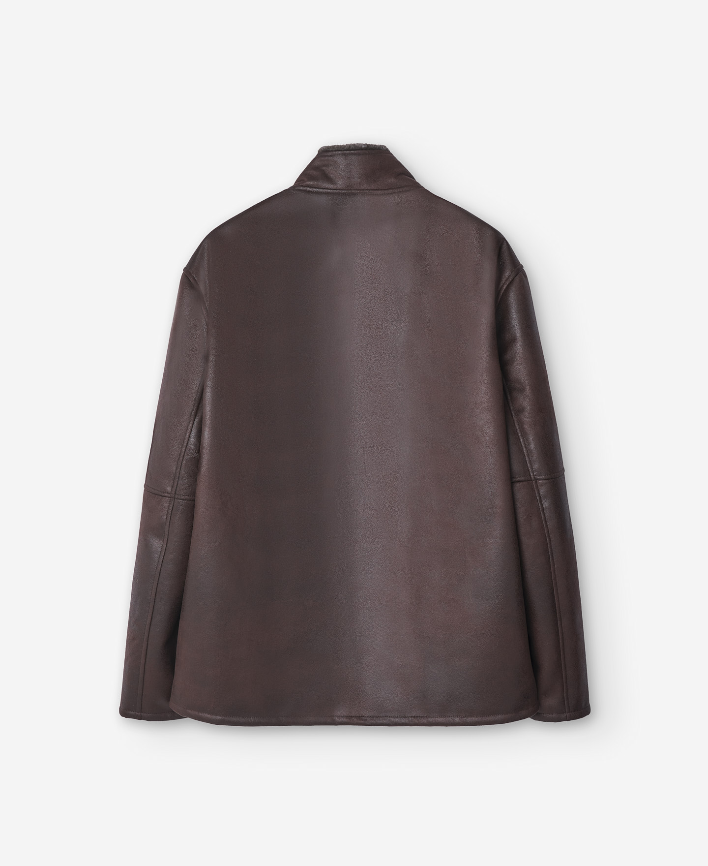 Chaqueta en poliéster marrón para hombre image number 5