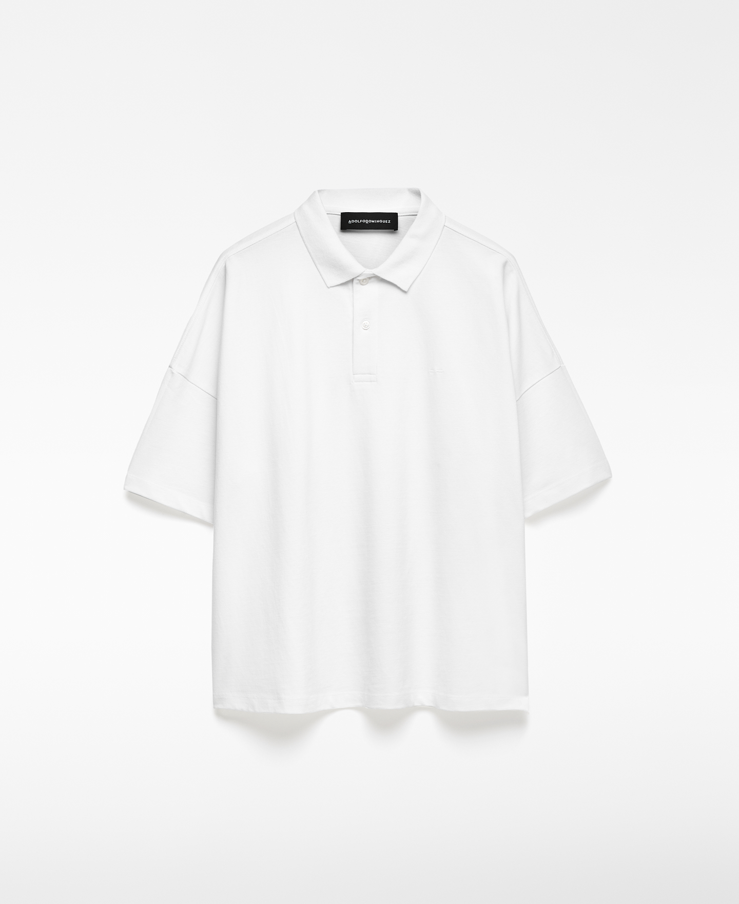 Cotton oversize polo shirt man image number 4