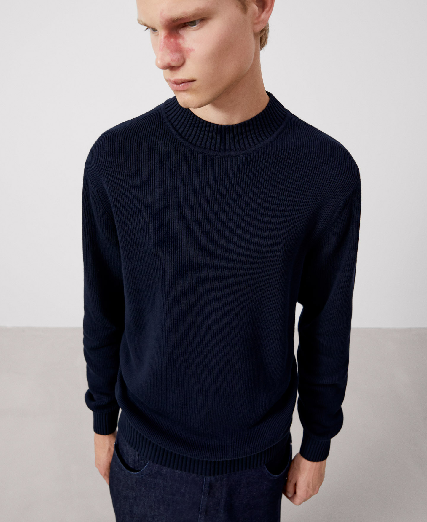 Cotton perkins collar jumper image number 0