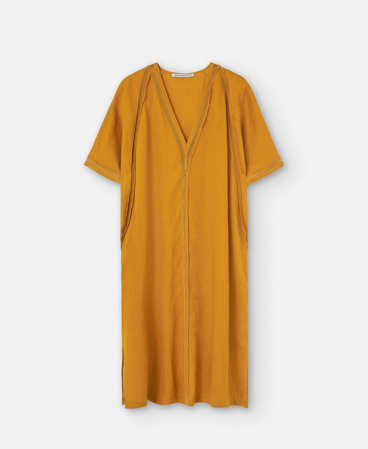 Responsible linen kaftan shirt image number 4