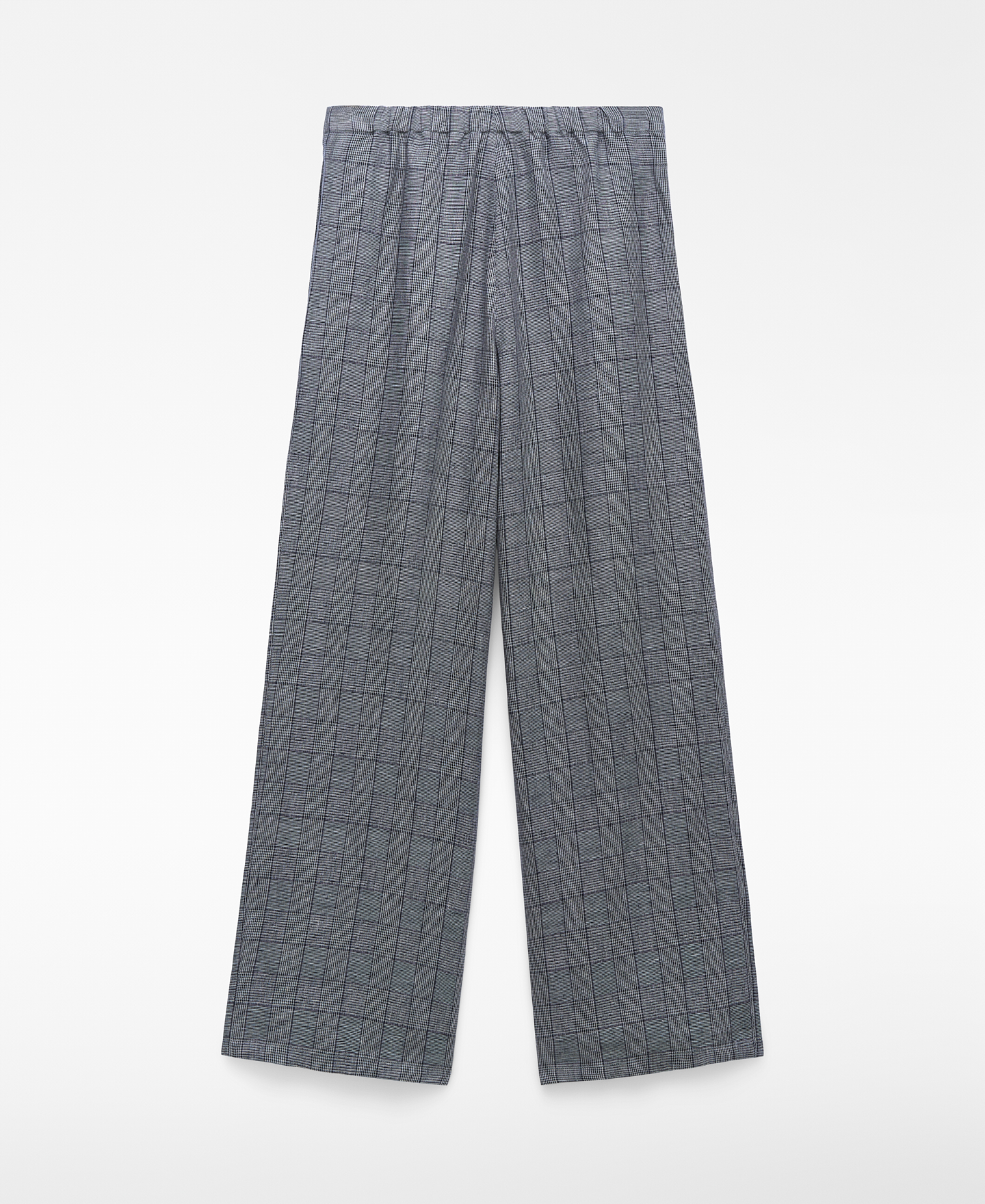 Linen checkered trousers image number 5