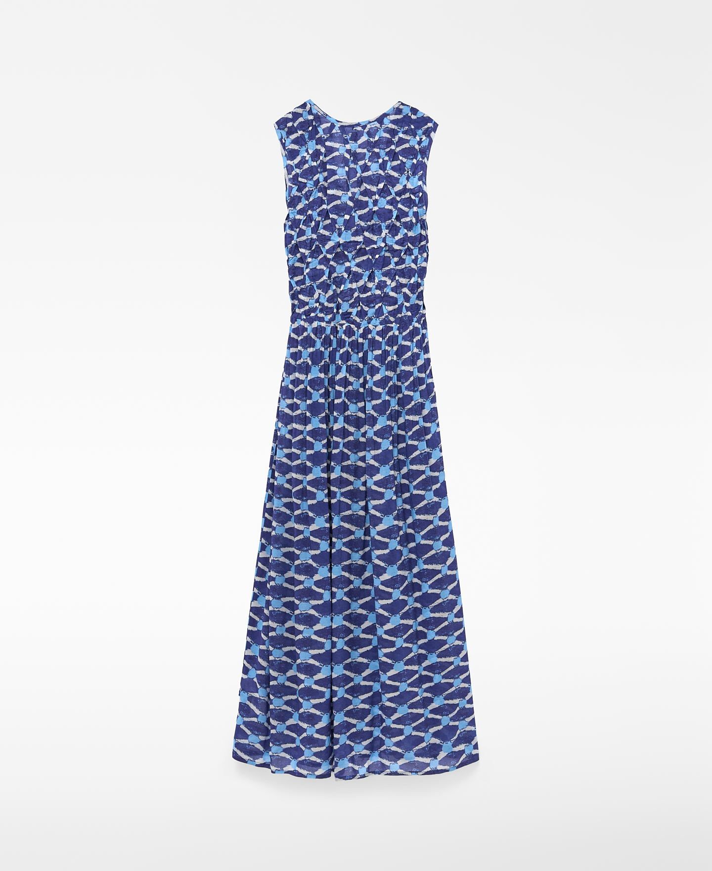 Bedrucktes Kleid mit gerafftem Oberteil image number 5