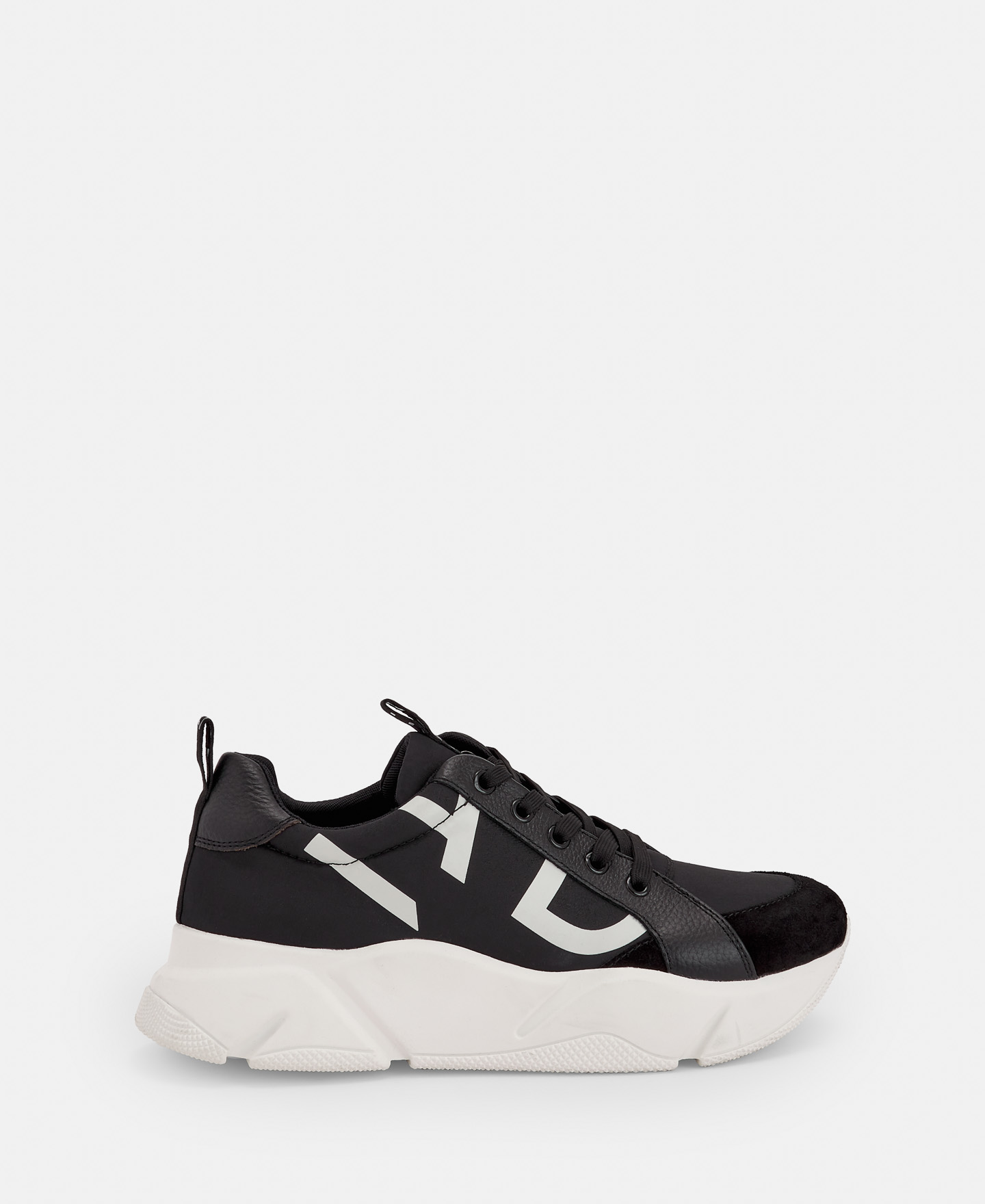 Sneaker in fabric and leather image number 0