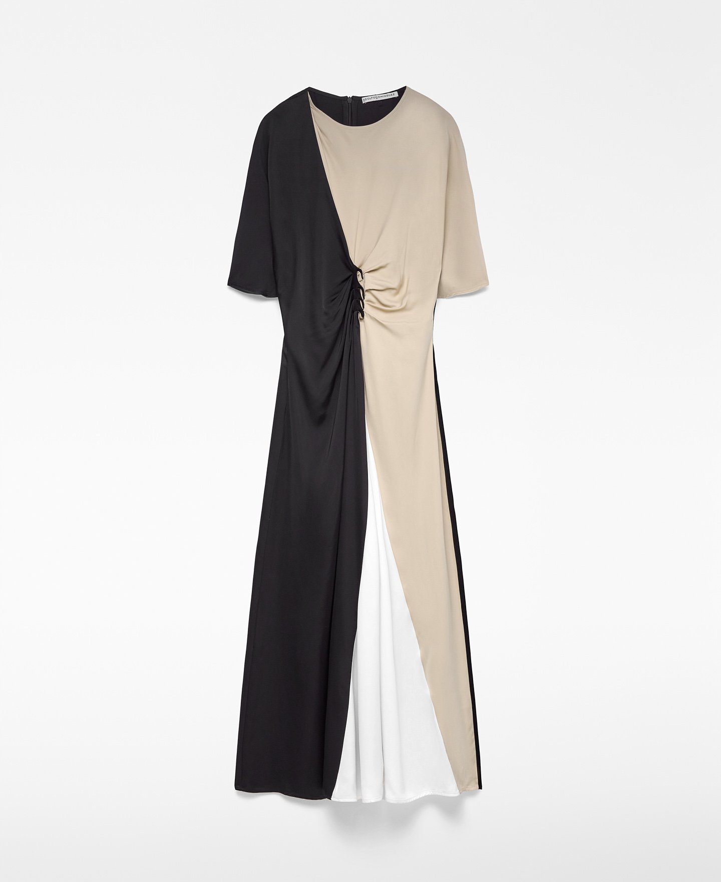 Robe midi tricolore pour femme image number 4