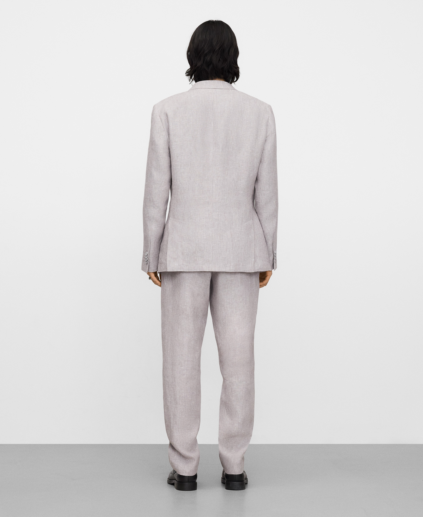 European linen tailored trousers image number 2