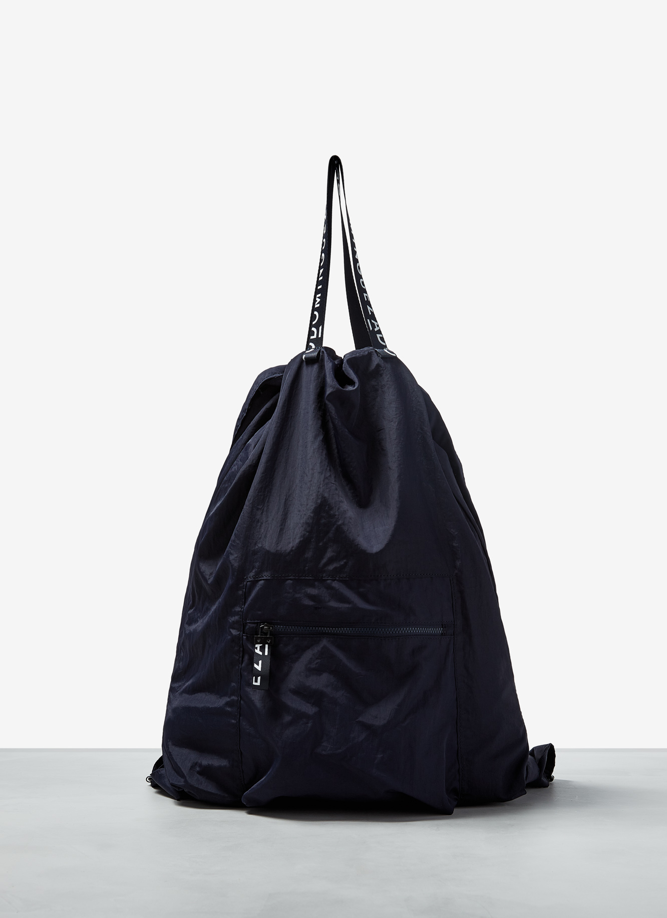 Nylon backpack with logoed handles image number 4