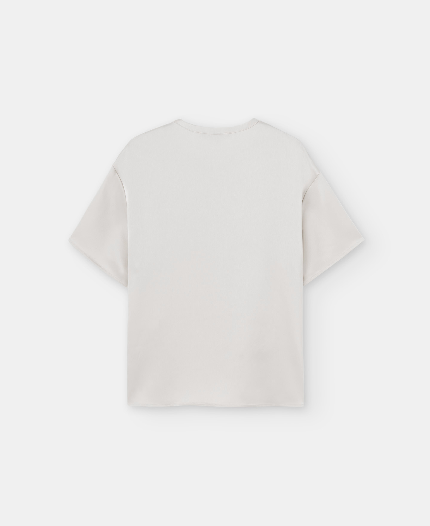 Round neckline viscose t-shirt image number 5