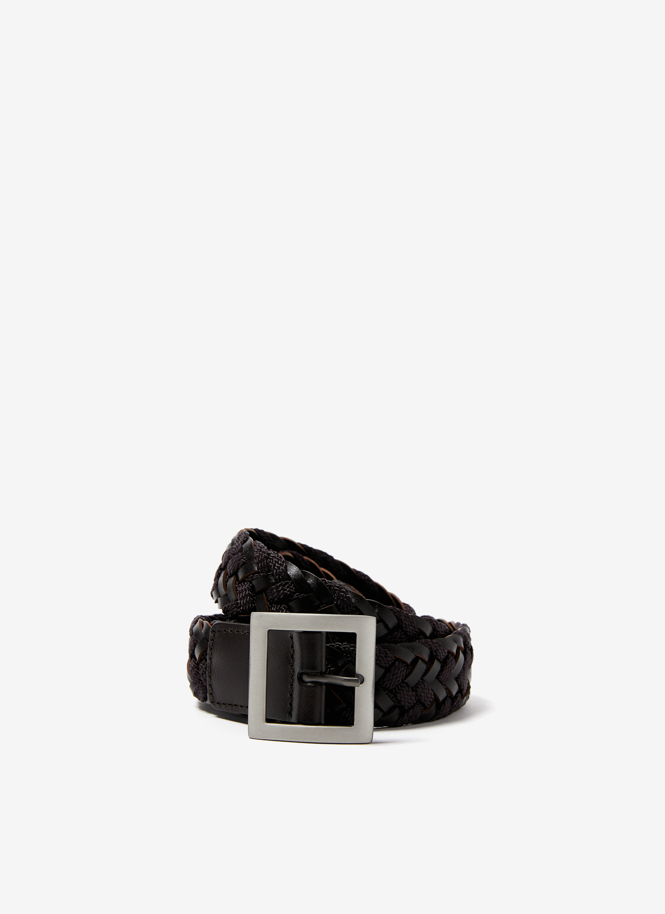Braided leather belt image number 2