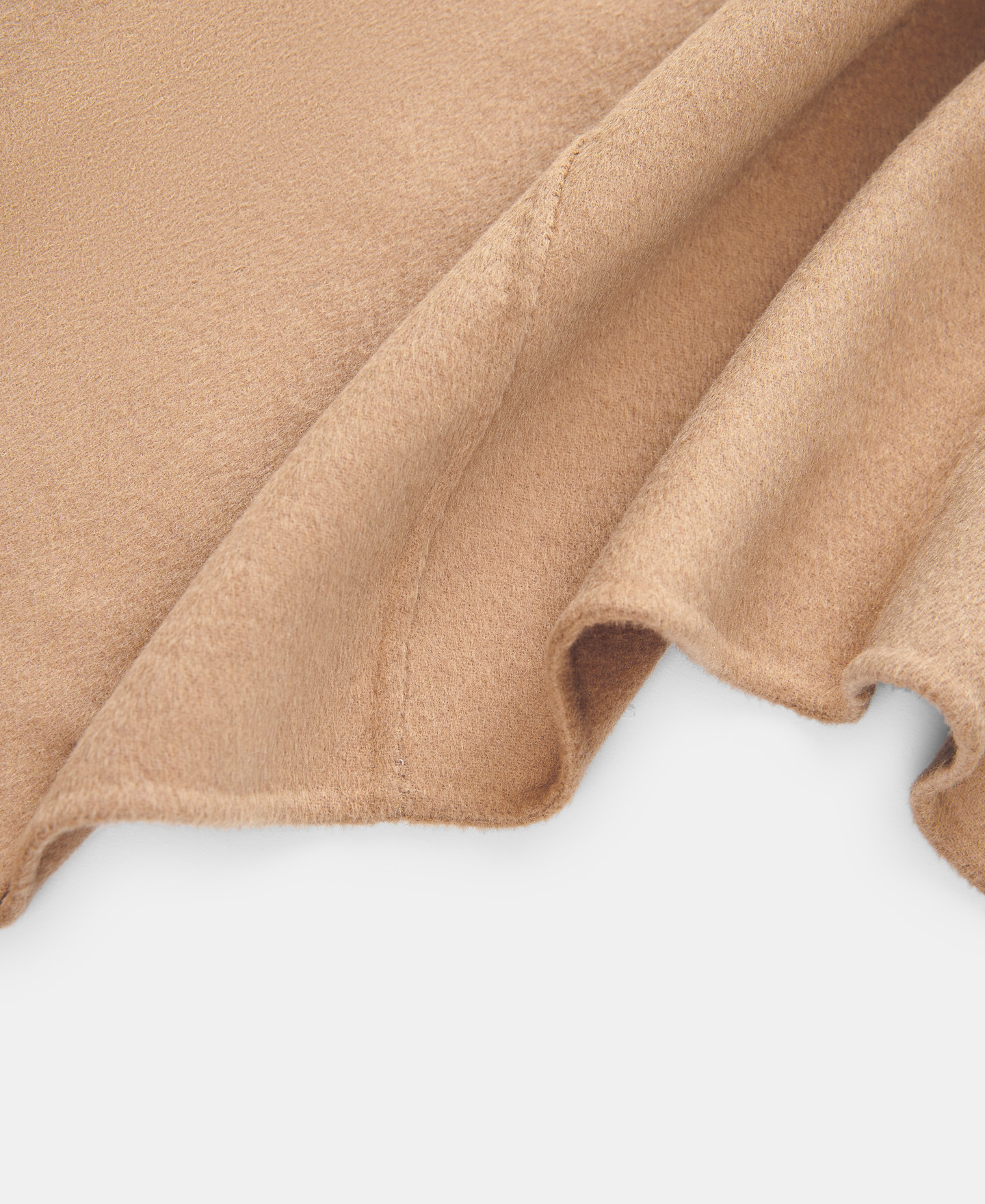 Camel merino wool coat image number 6