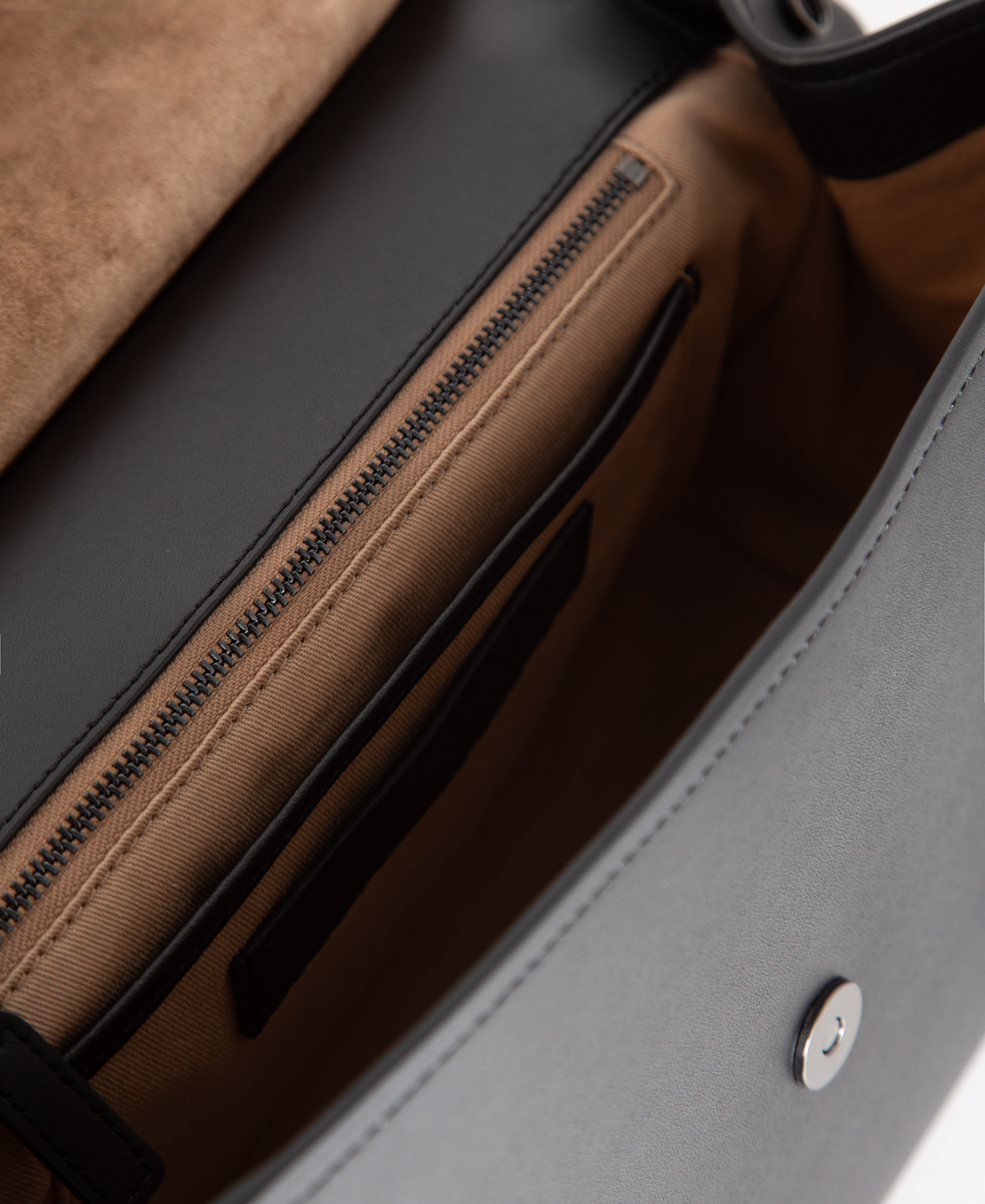 Double handle vachetta shoulder bag image number 2