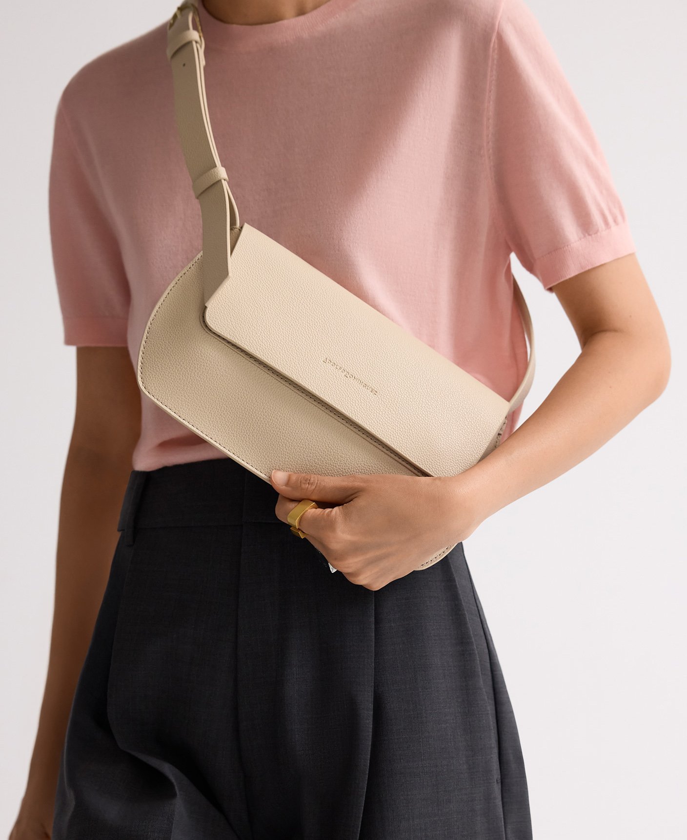 Bolso de hombro Dorna solapa mujer image number 5