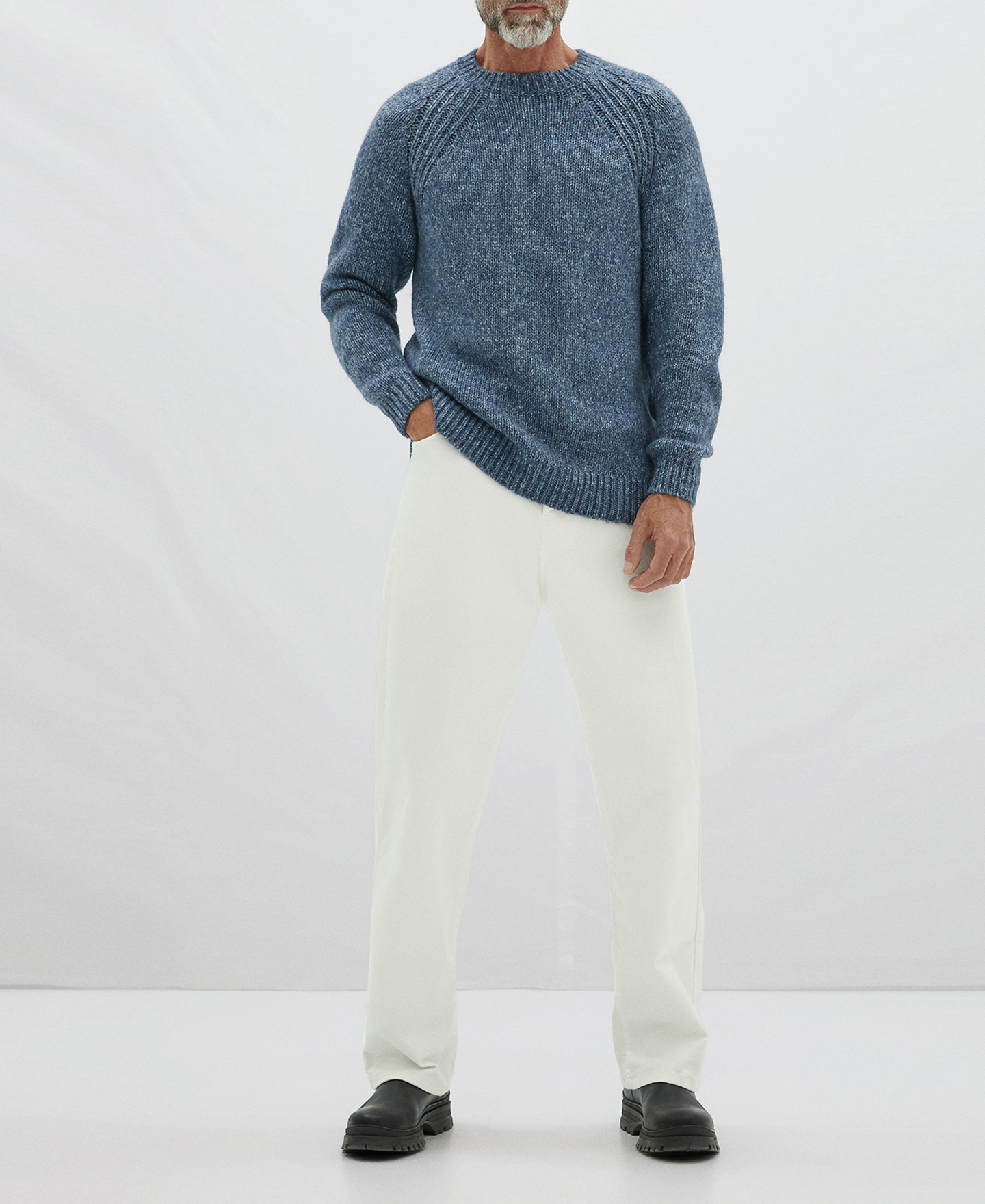 Raglan sleeve sweater image number 1
