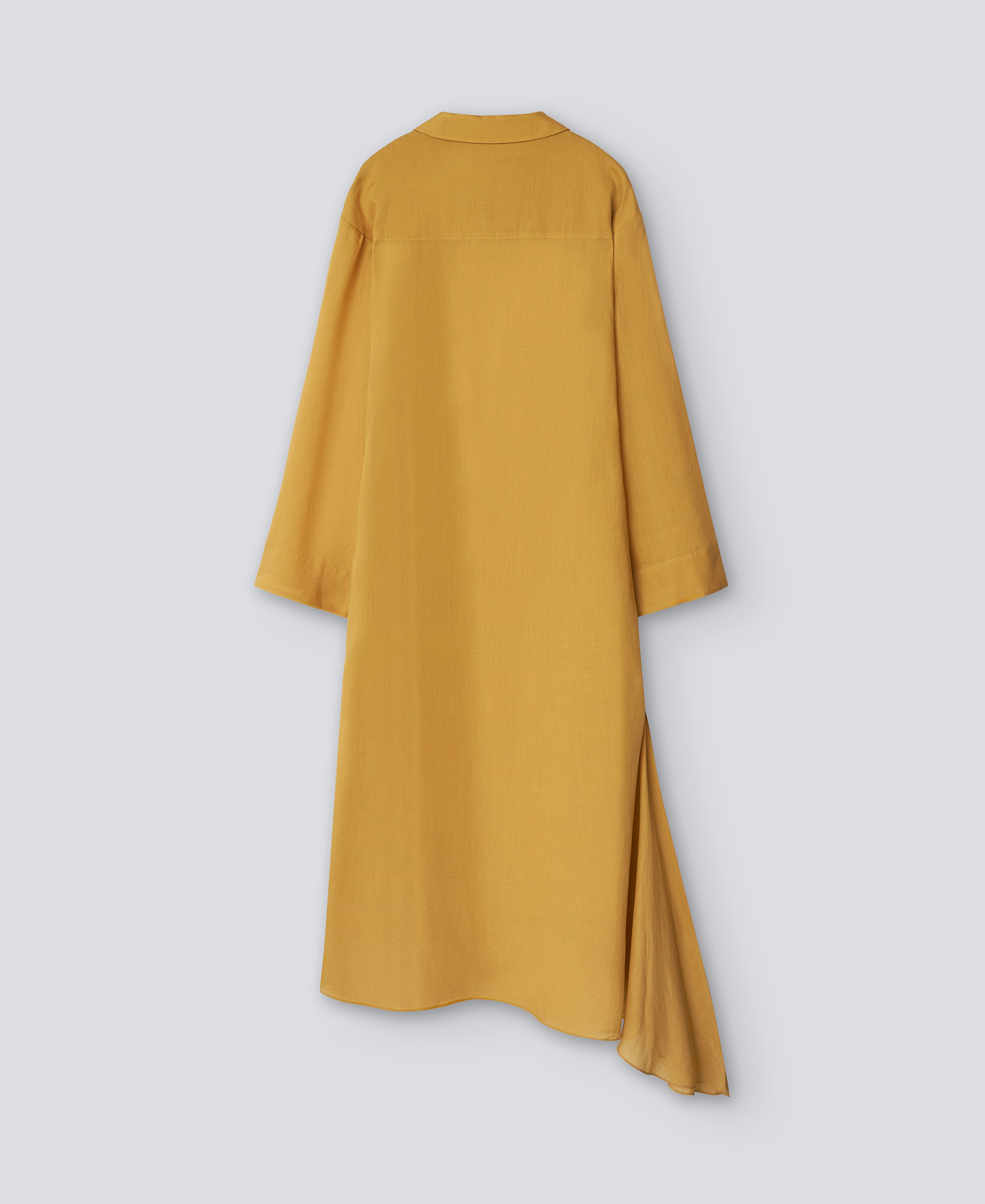Yellow asymmetric dress woman image number 7