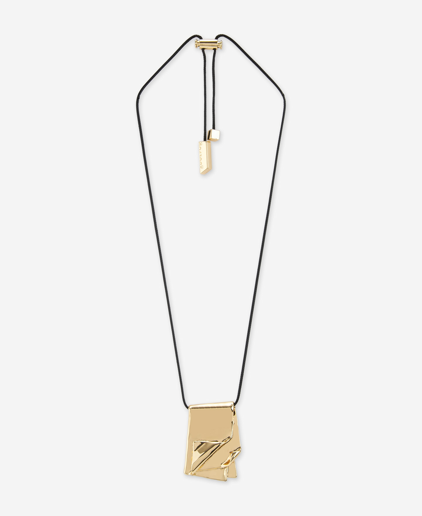 Folded fabrics pendant for women image number 0