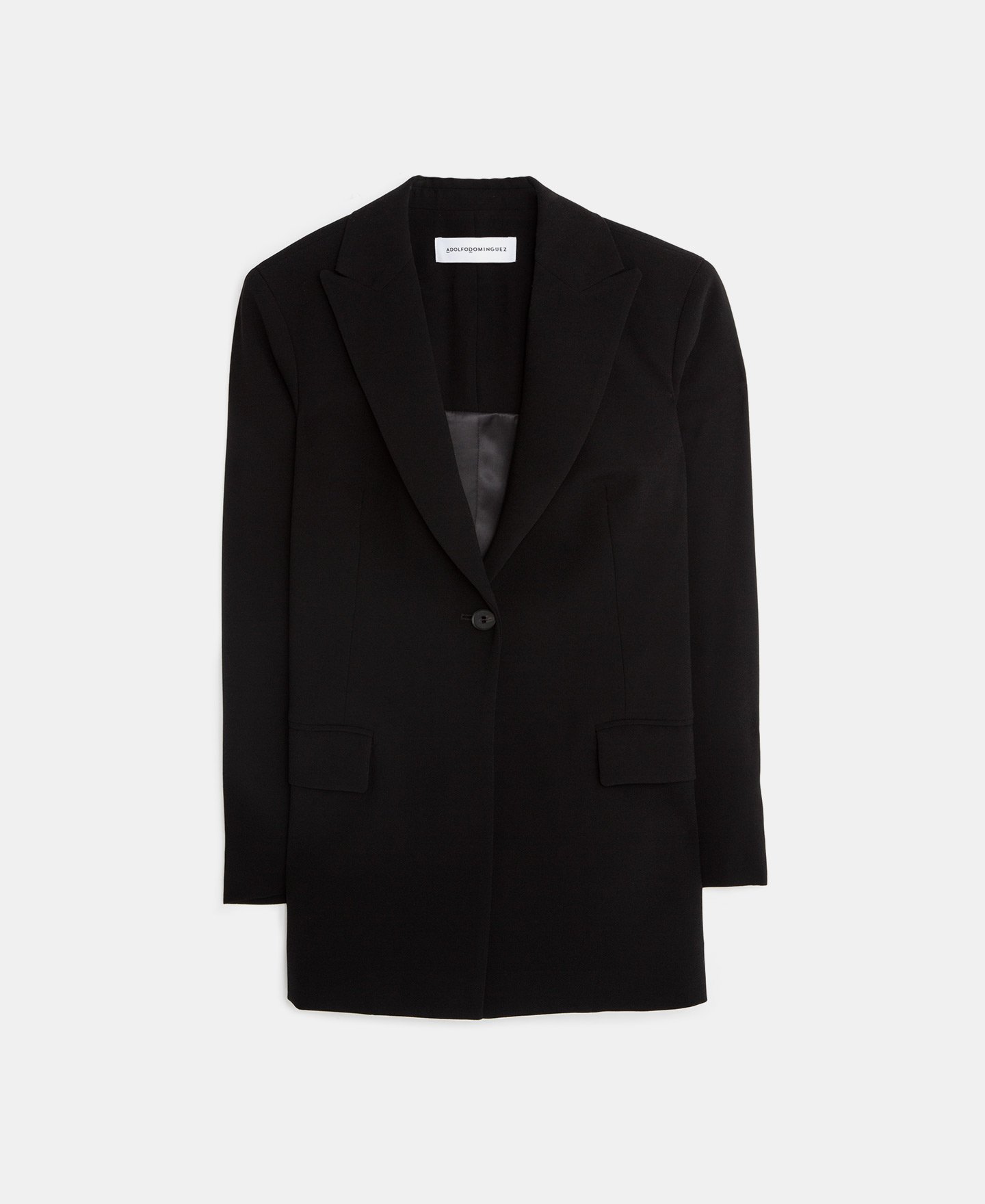 Blazer largo entallado image number 4