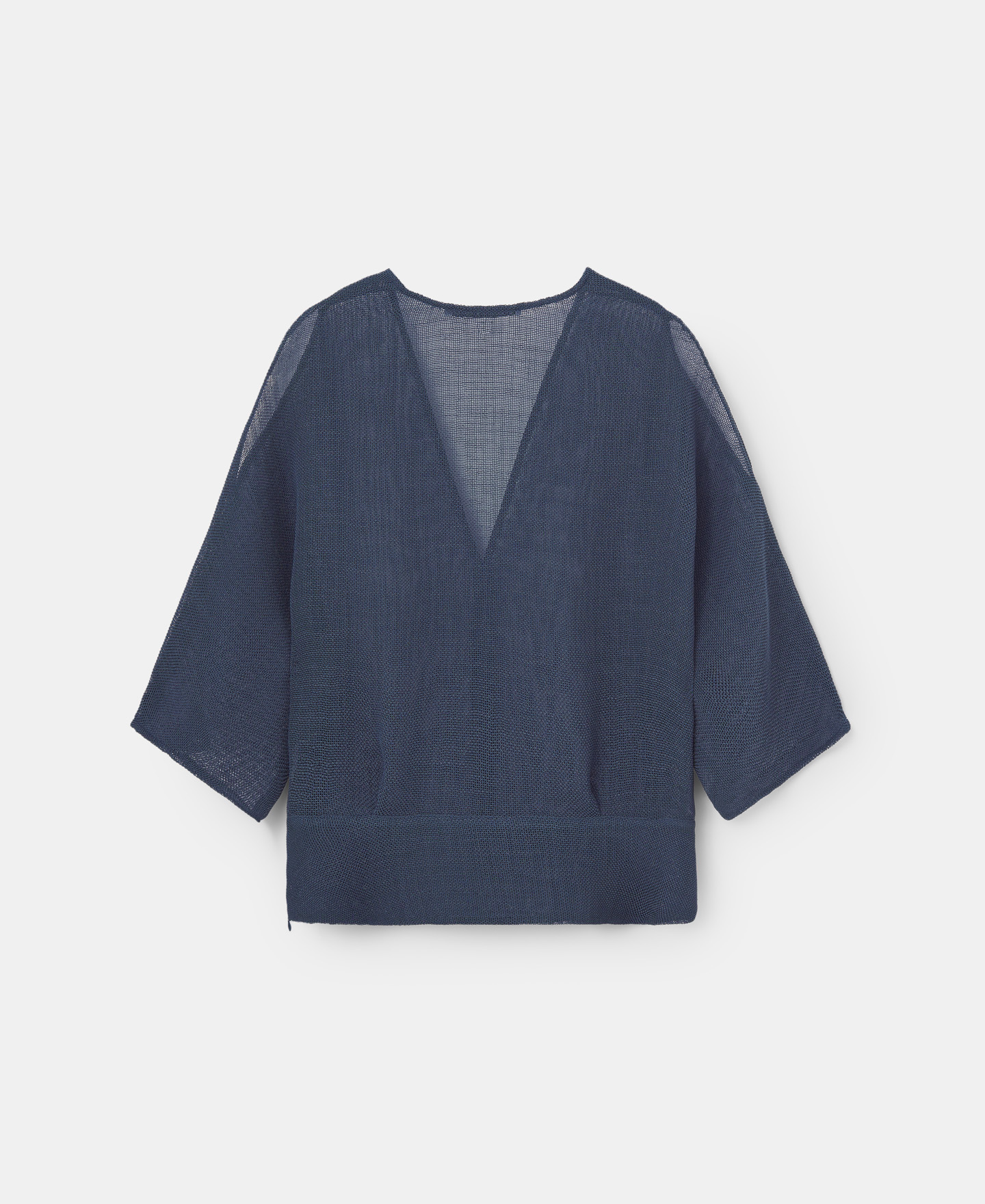 Semitransparent shirt with v-neckline image number 5