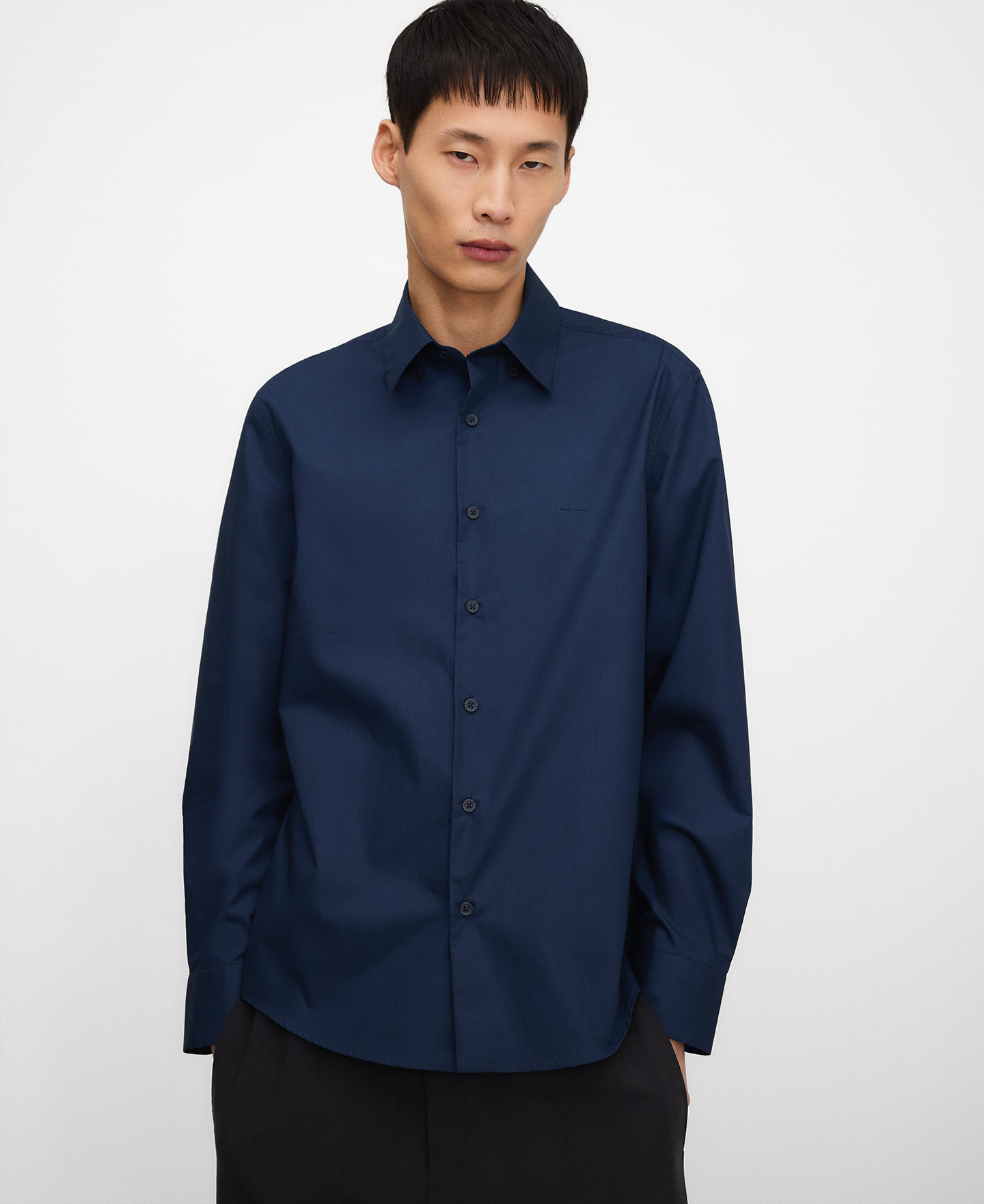 Camisa regular fit algod&oacute;n org&aacute;nico image number 0