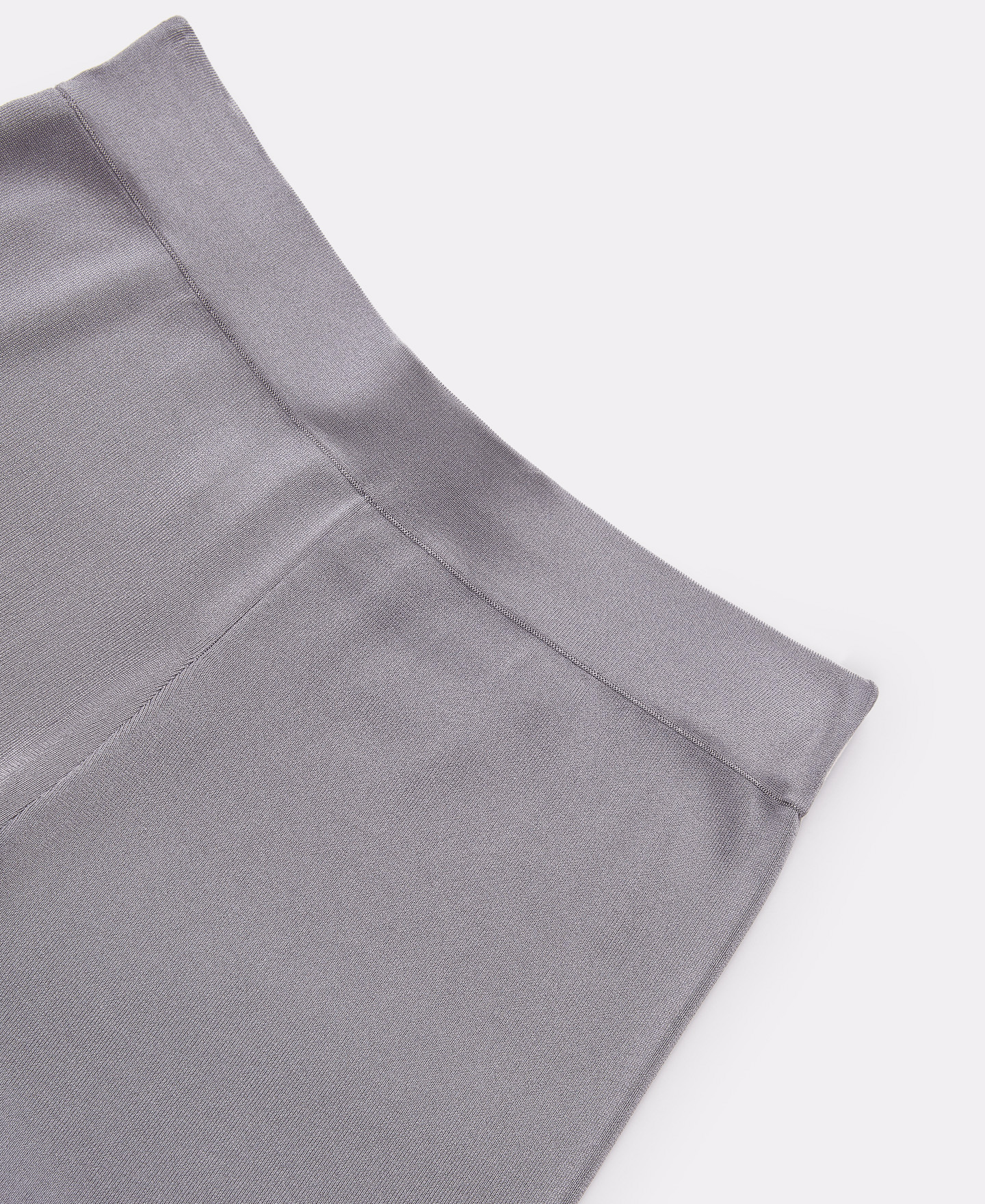 Rubber knit high rise pants image number 6