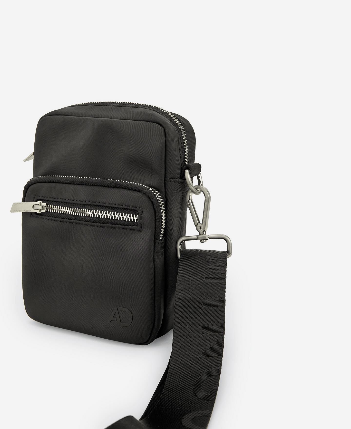 Metal zip small shoulder bag image number 2