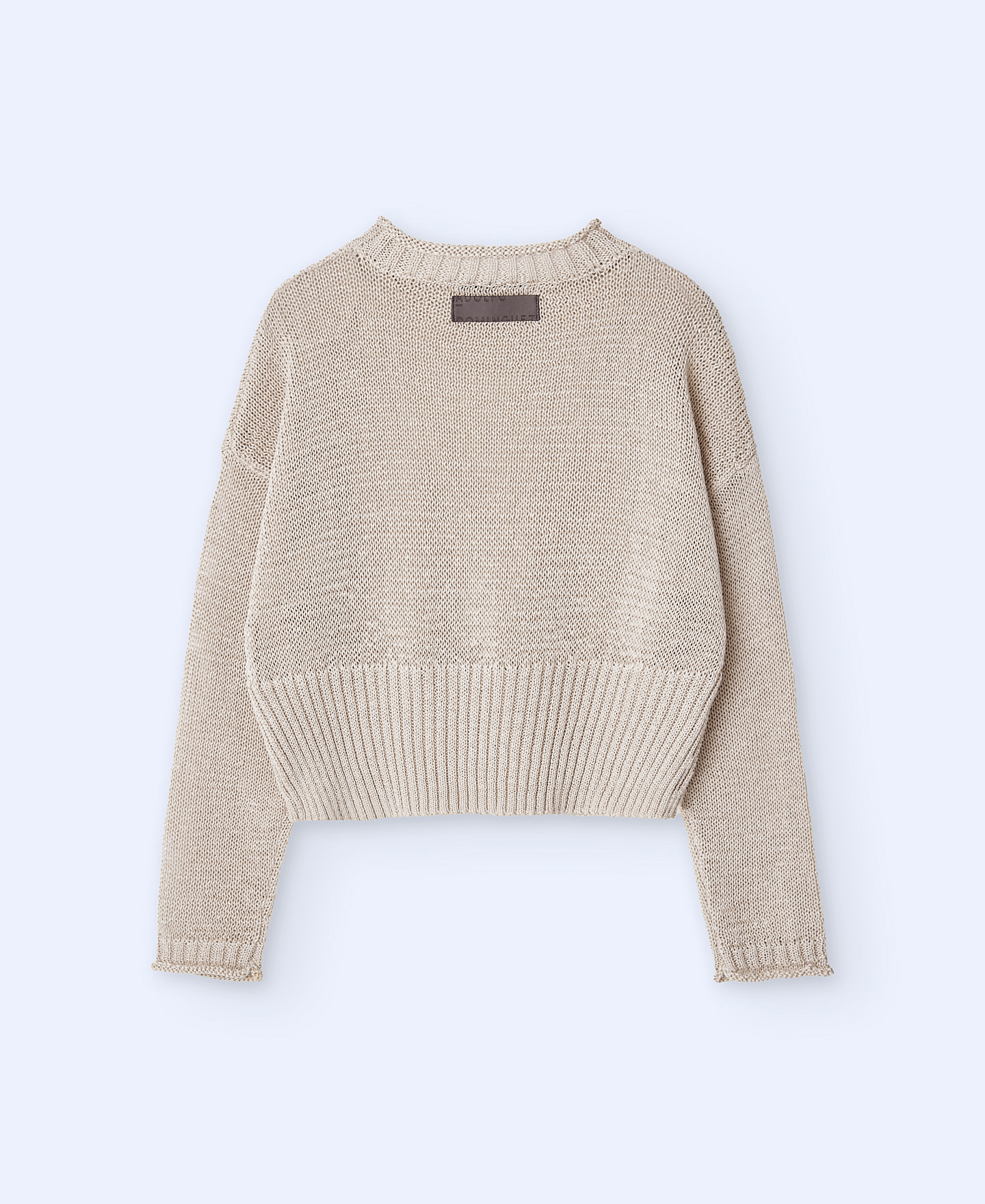 Knitted crop sweater image number 5