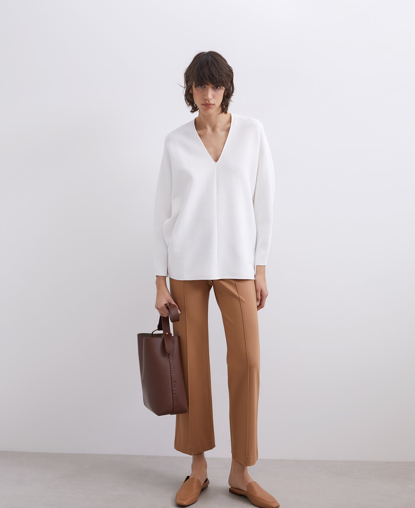 Shopper in vachetta leather image number 4