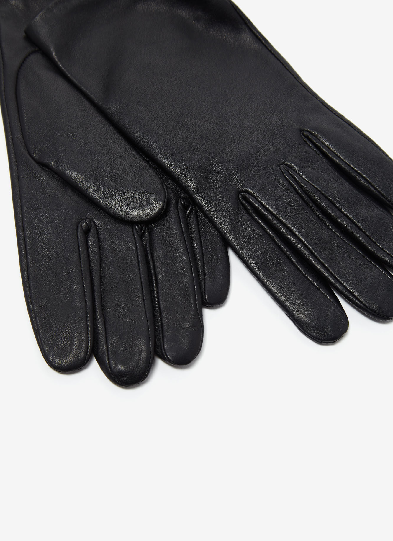 Guantes cortos de piel image number 2