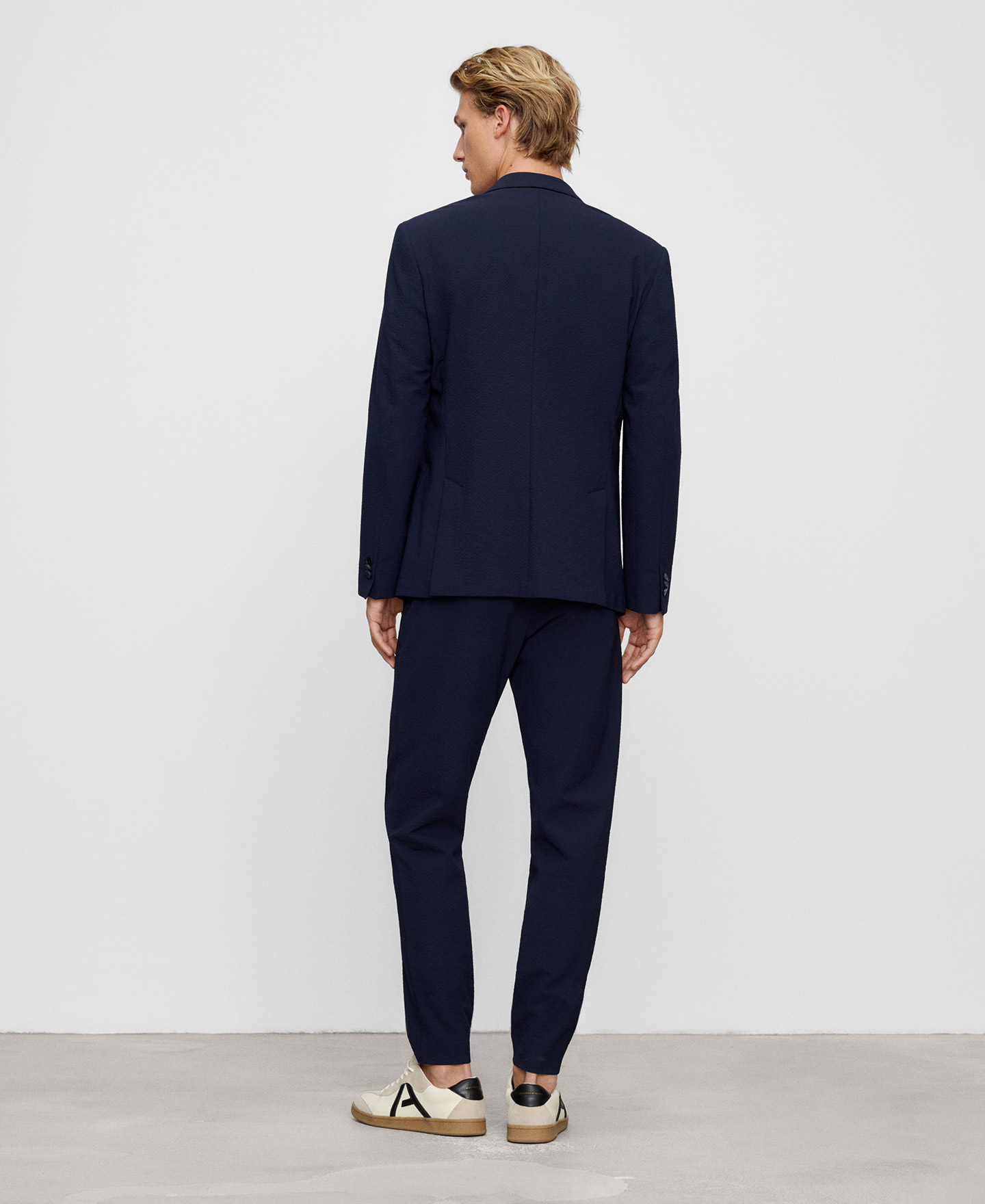 Blazer slim fit em seersucker image number 2