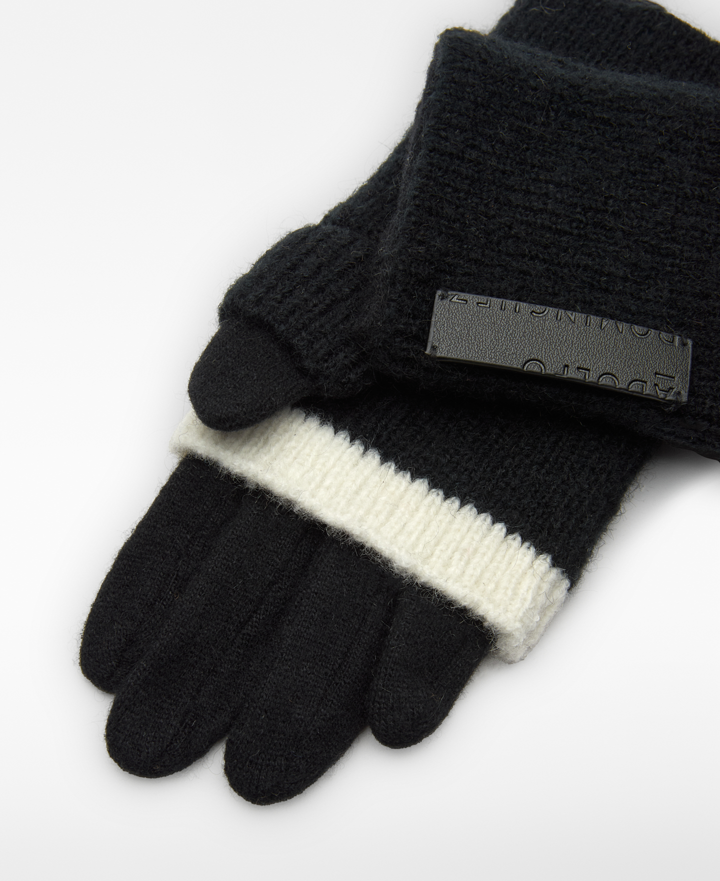 Convertible knit gloves woman image number 1