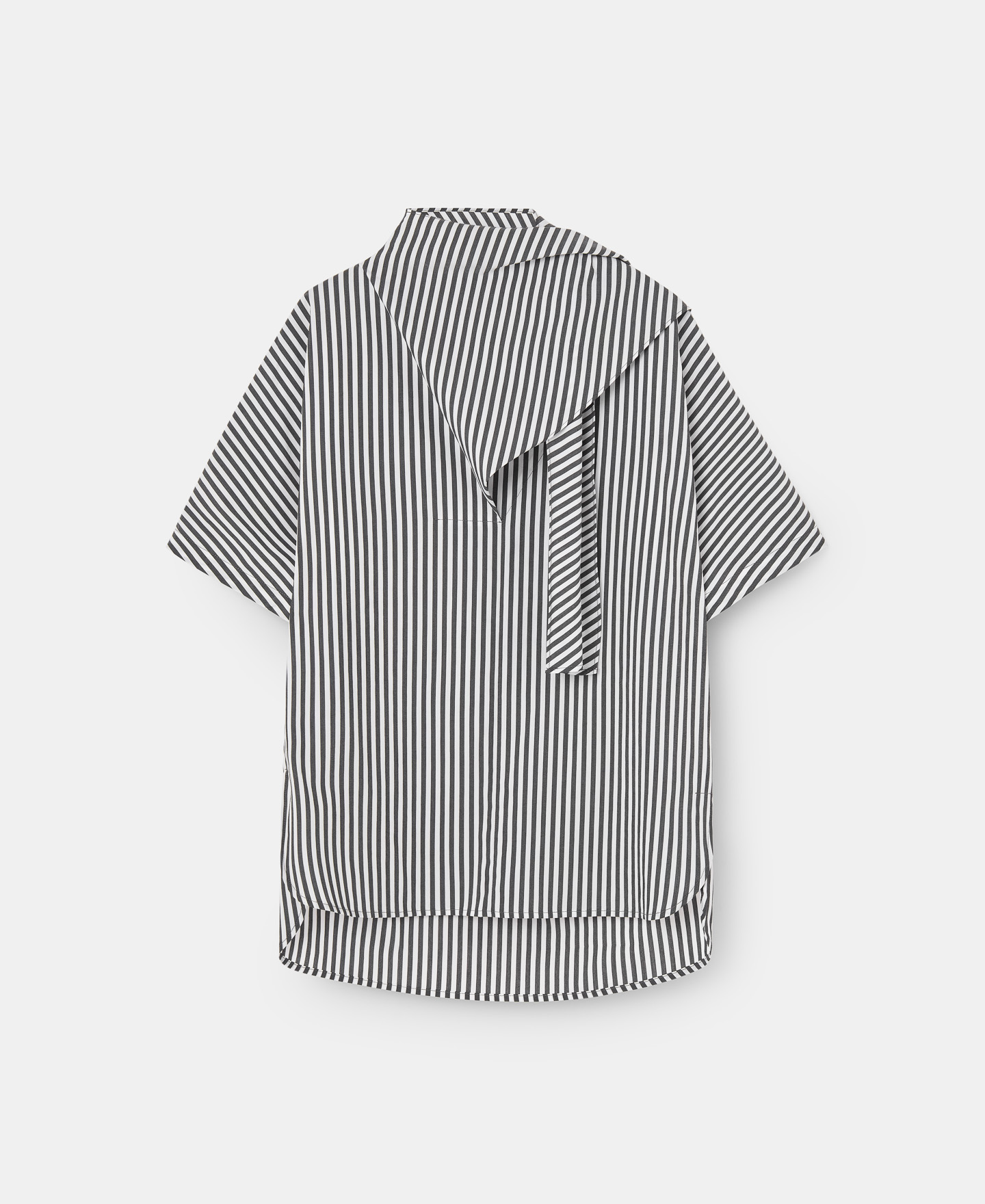 Cotton shirt with collar detail image number 4