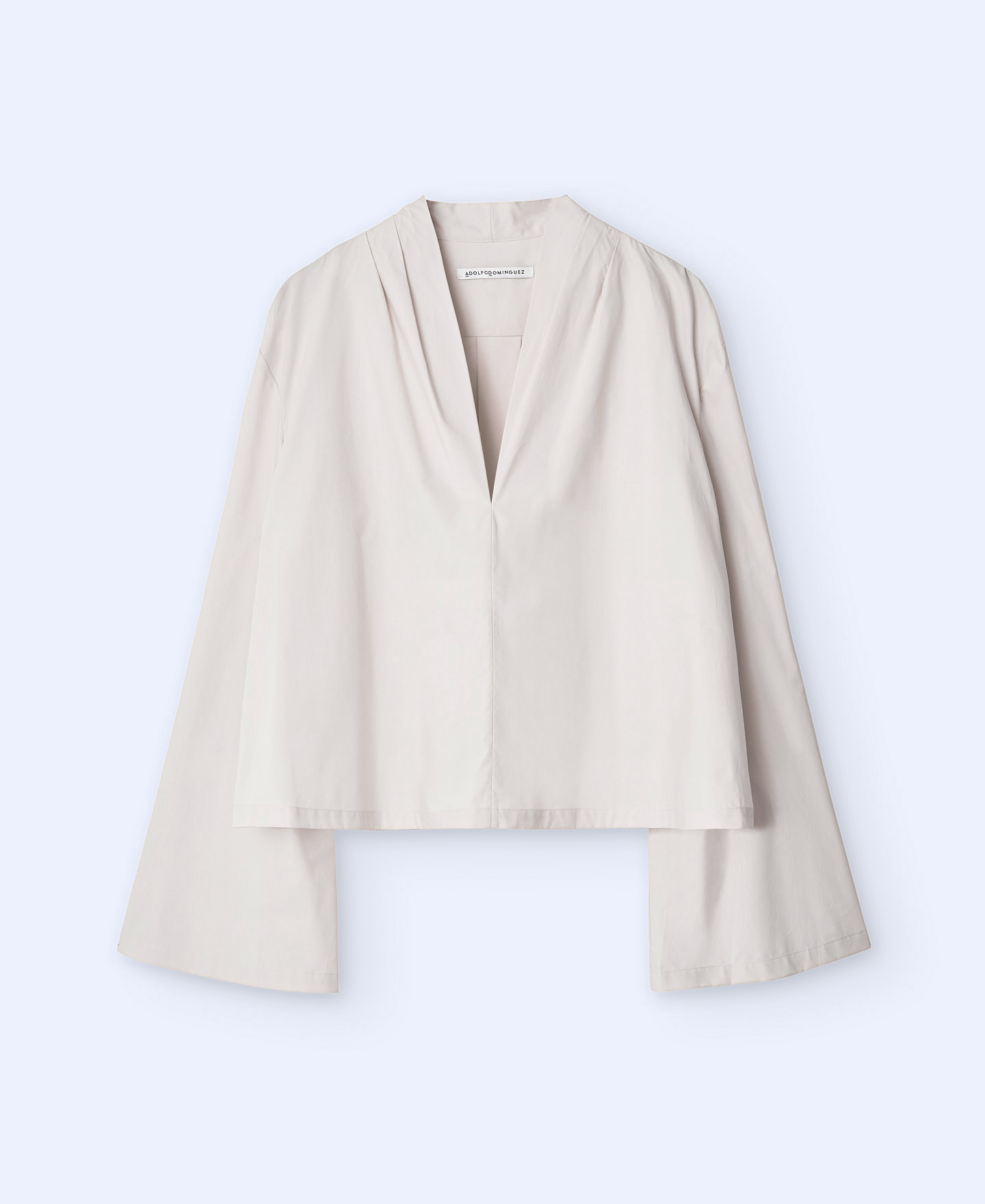 Wide organic cotton shirt image number 6