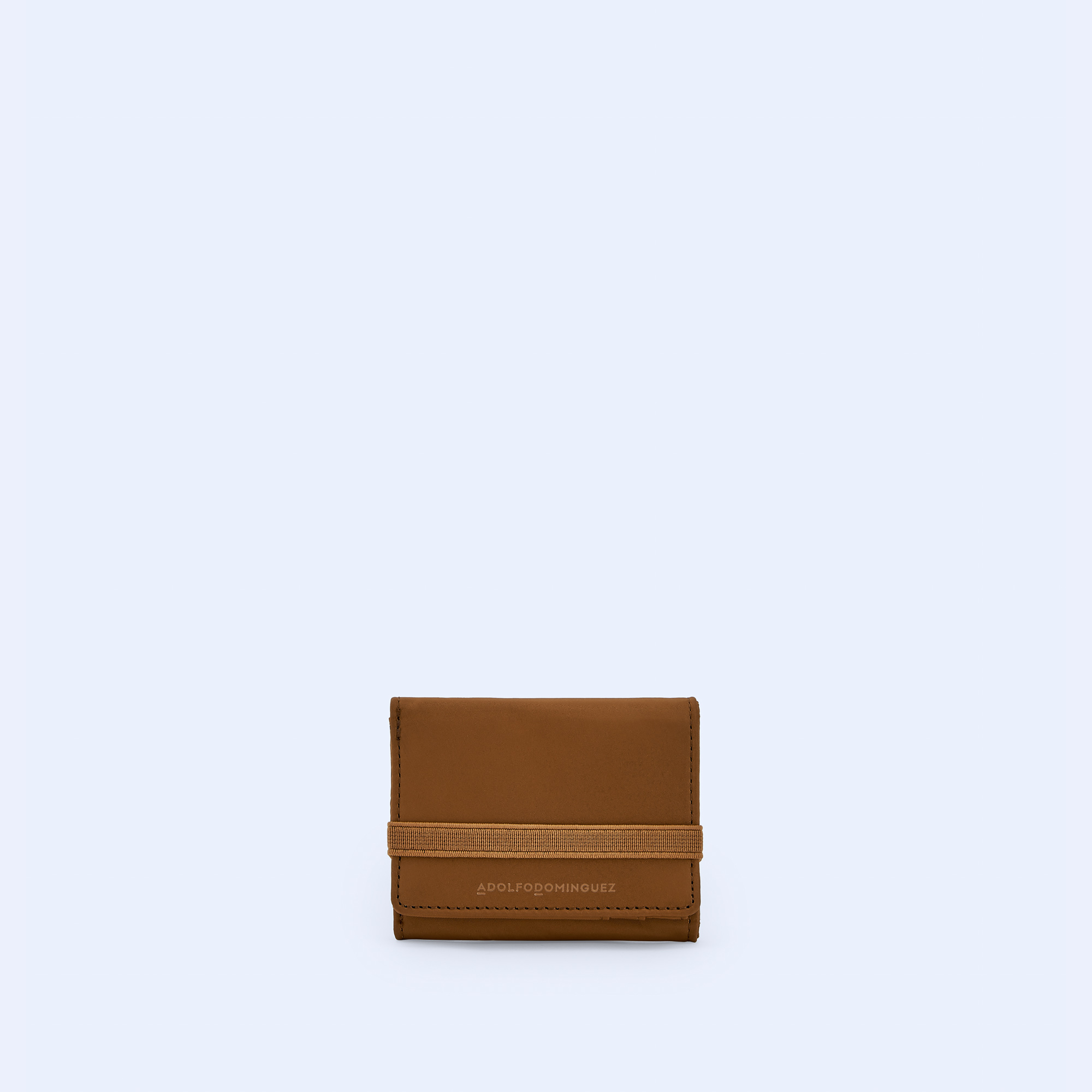 Recycled trifold wallet elastic band image number 0