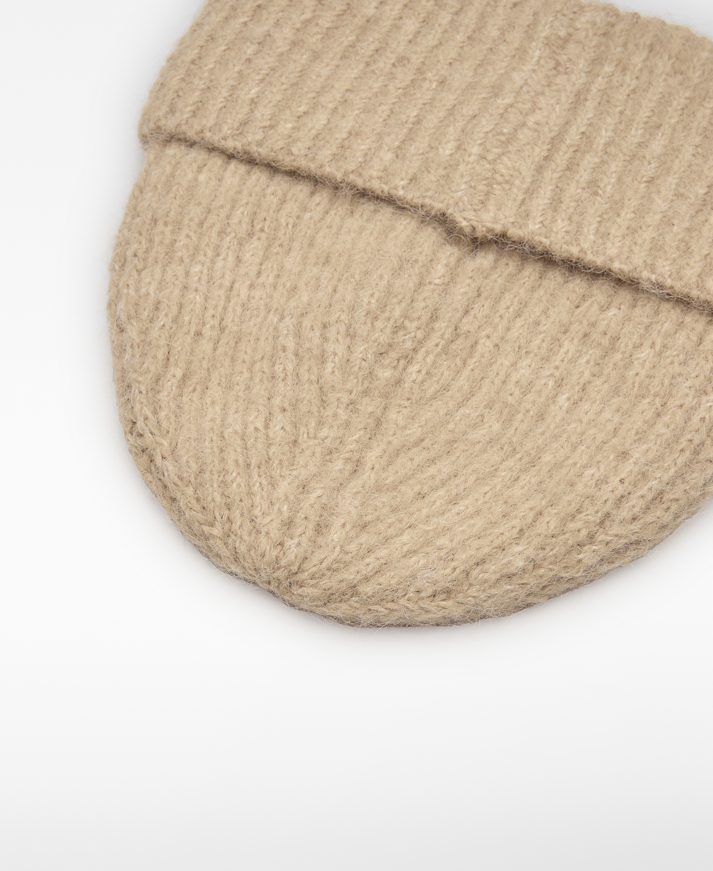 Gorro beanie punto canalé mujer image number 2