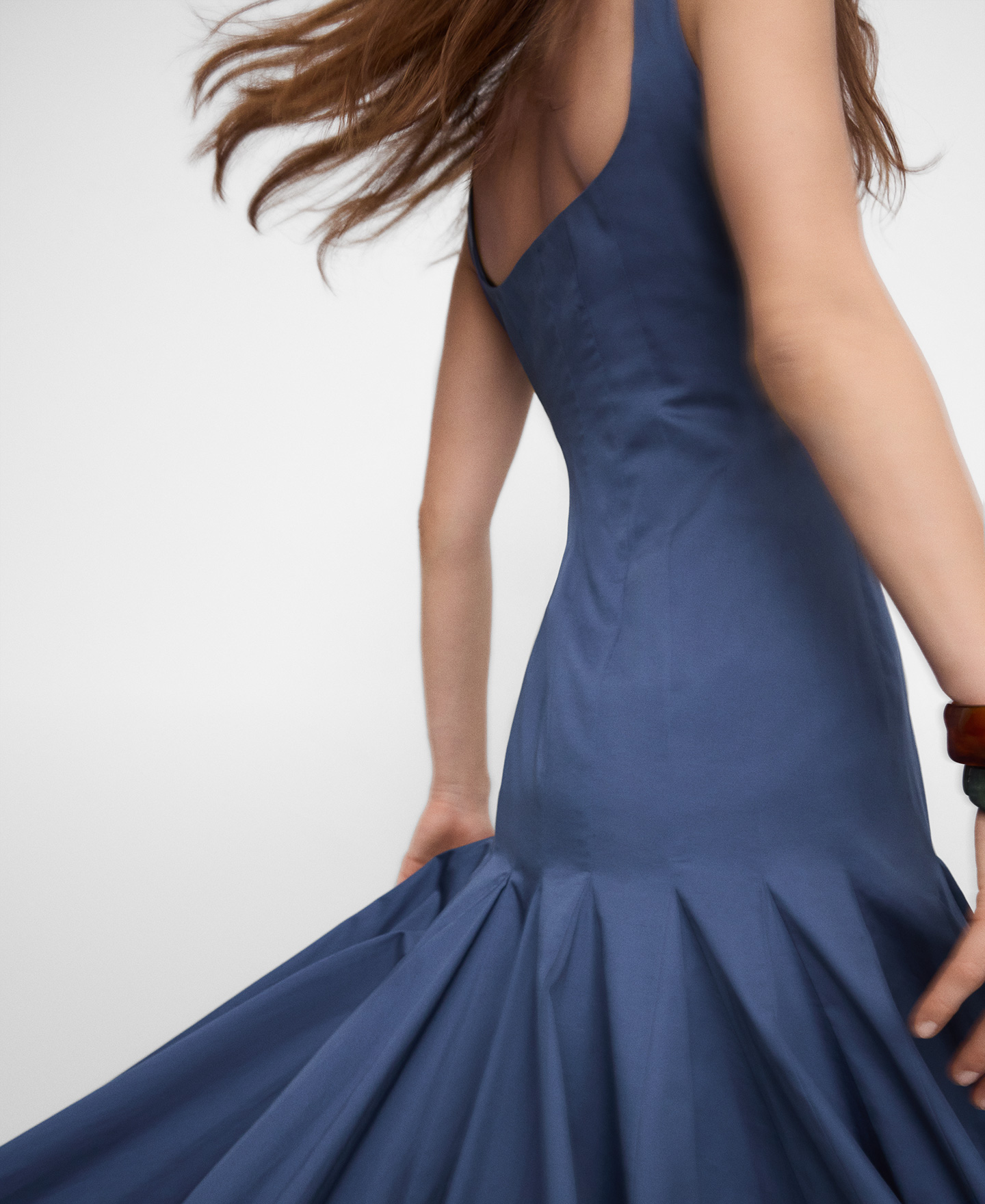 Vestido midi plisado image number 3