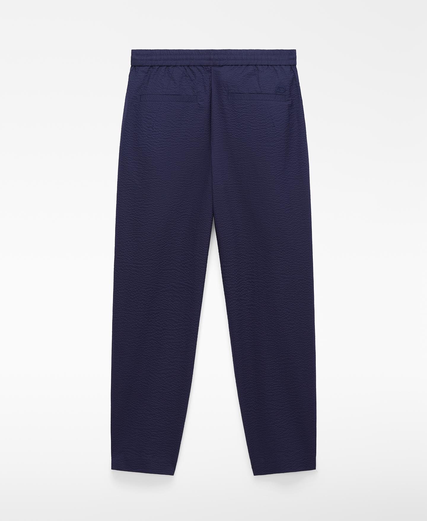 Pantalon jogger en coton seersucker image number 5