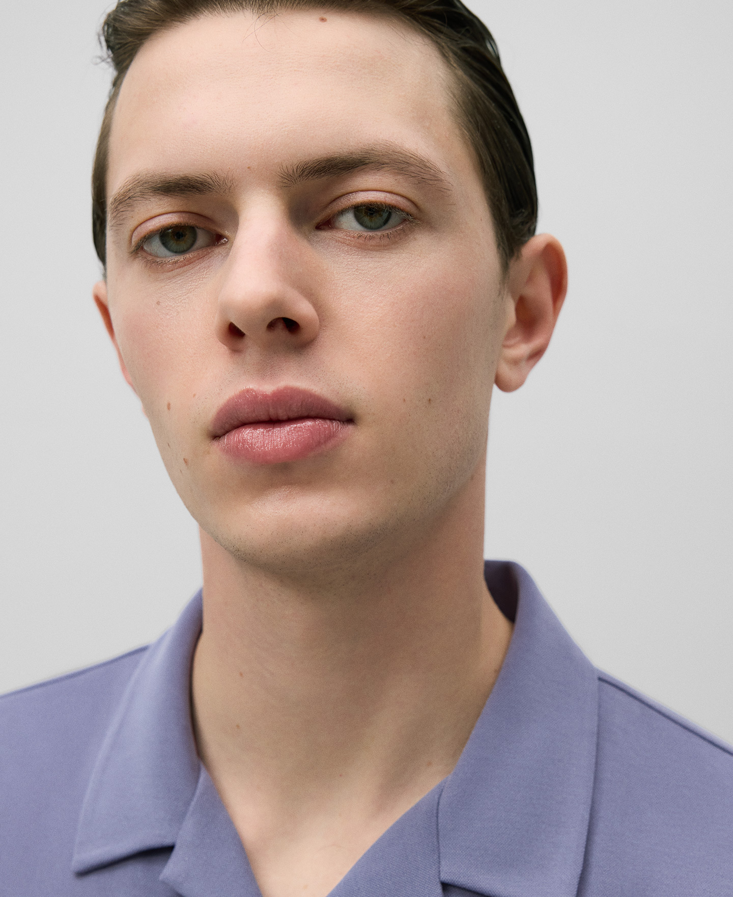 Responsible modal polo shirt buttons man image number 3