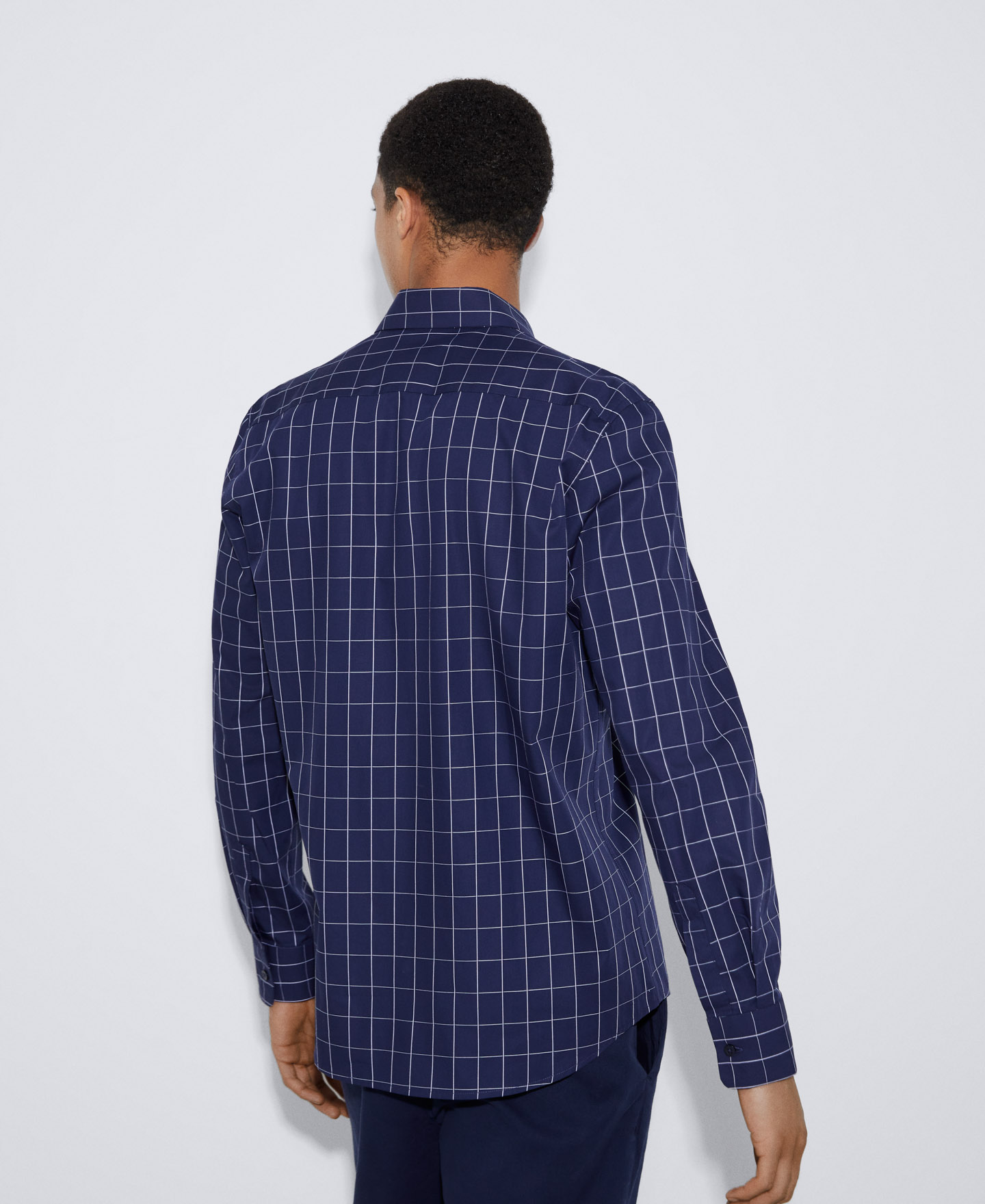 Plaid cotton shirt image number 2
