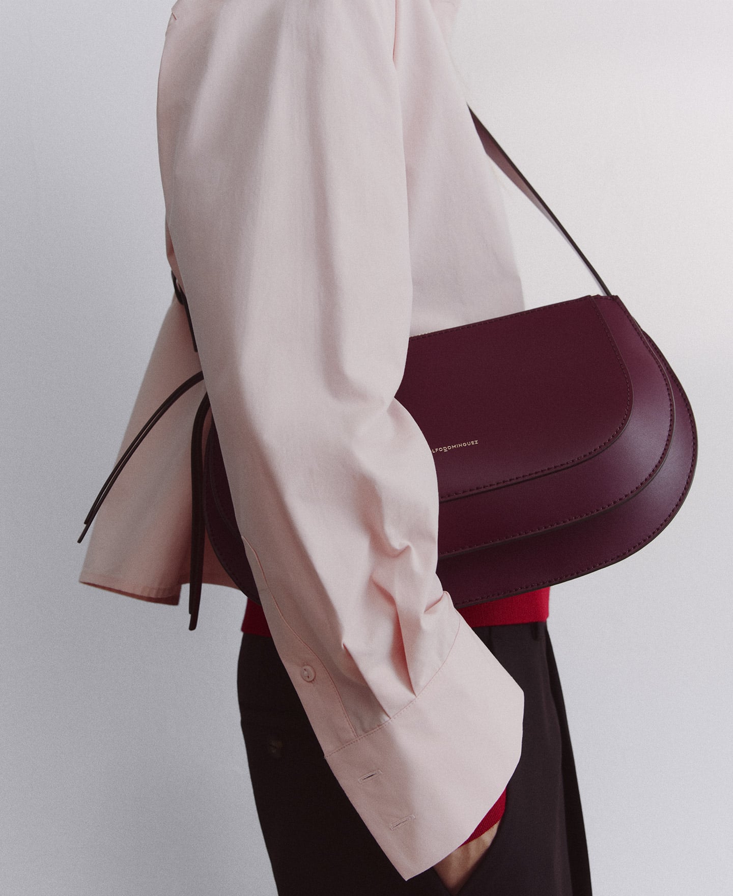 Bolso de hombro Dorna piel image number 5
