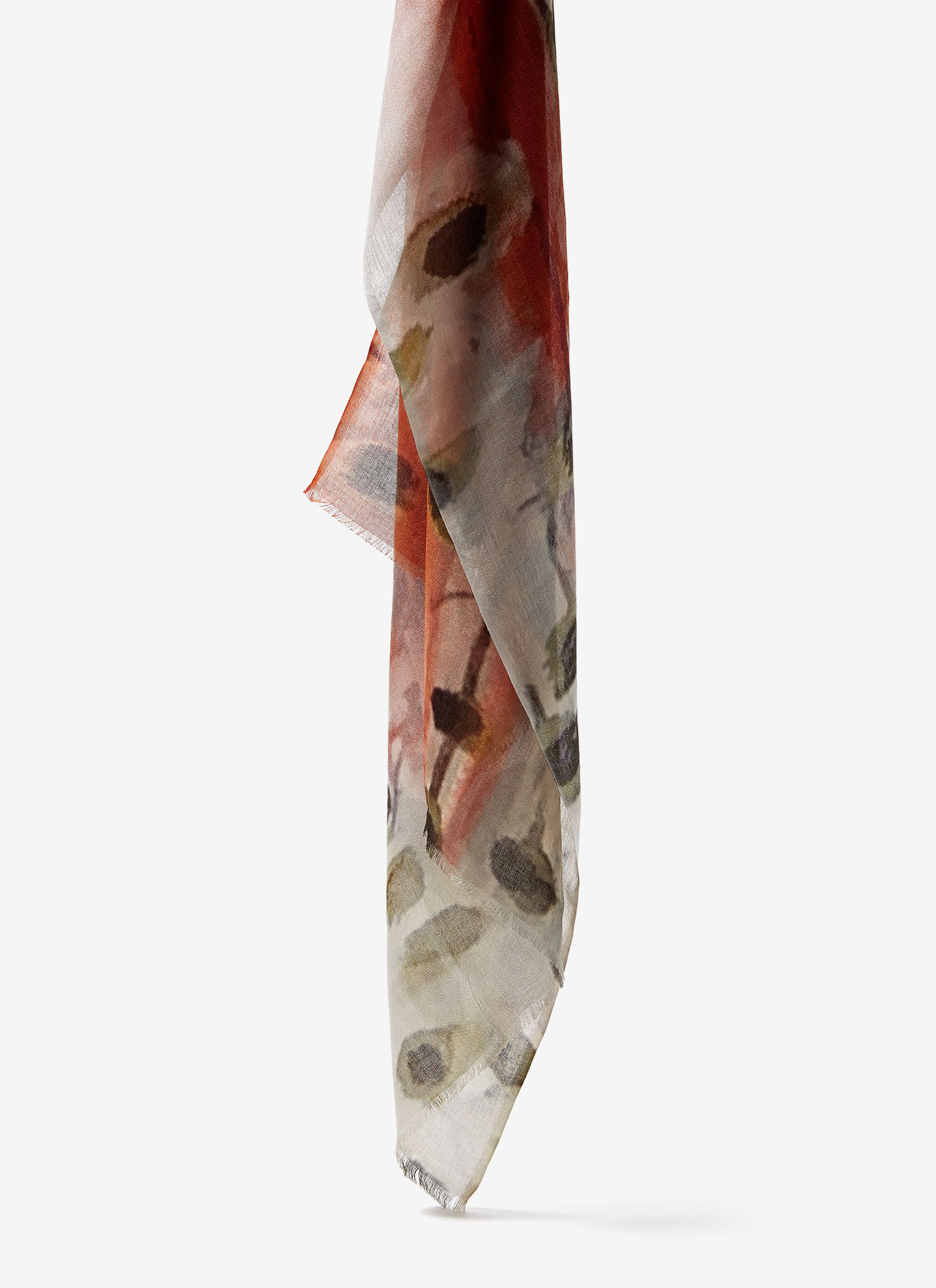 Modal foulard with print image number 1