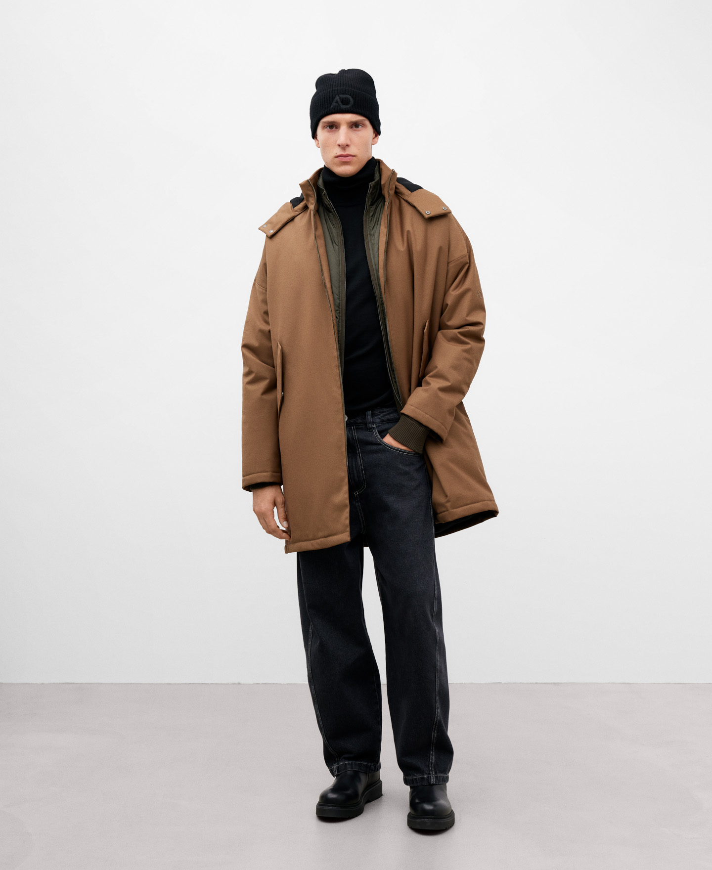Parka ocre homme image number 1